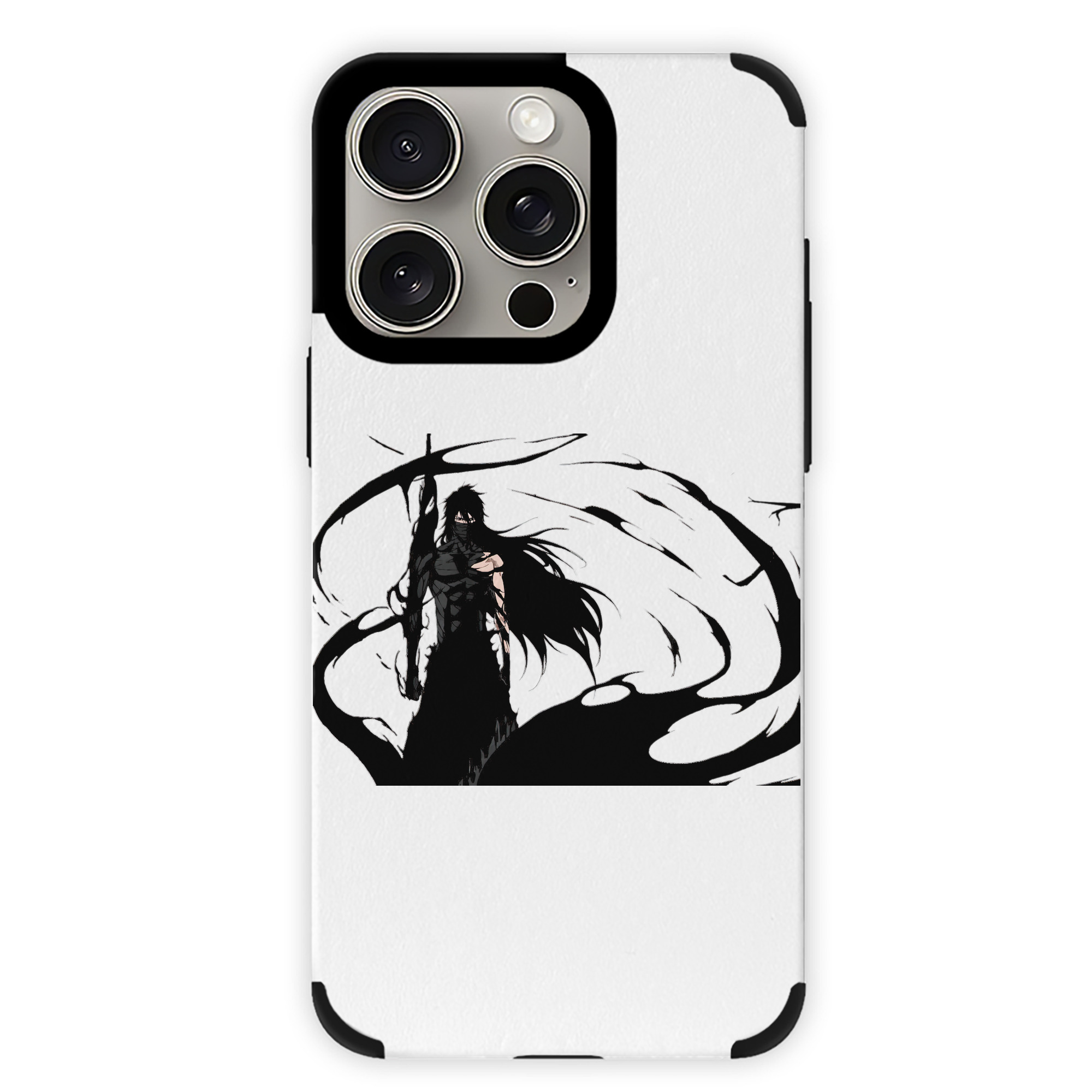 ブリーチ 黒崎一護（くろさき いちご）BLEACH Kurosaki Ichigo 【iPhone15ProMax対応】 PUレザー スマホケース 耐衝撃＆黄変防止