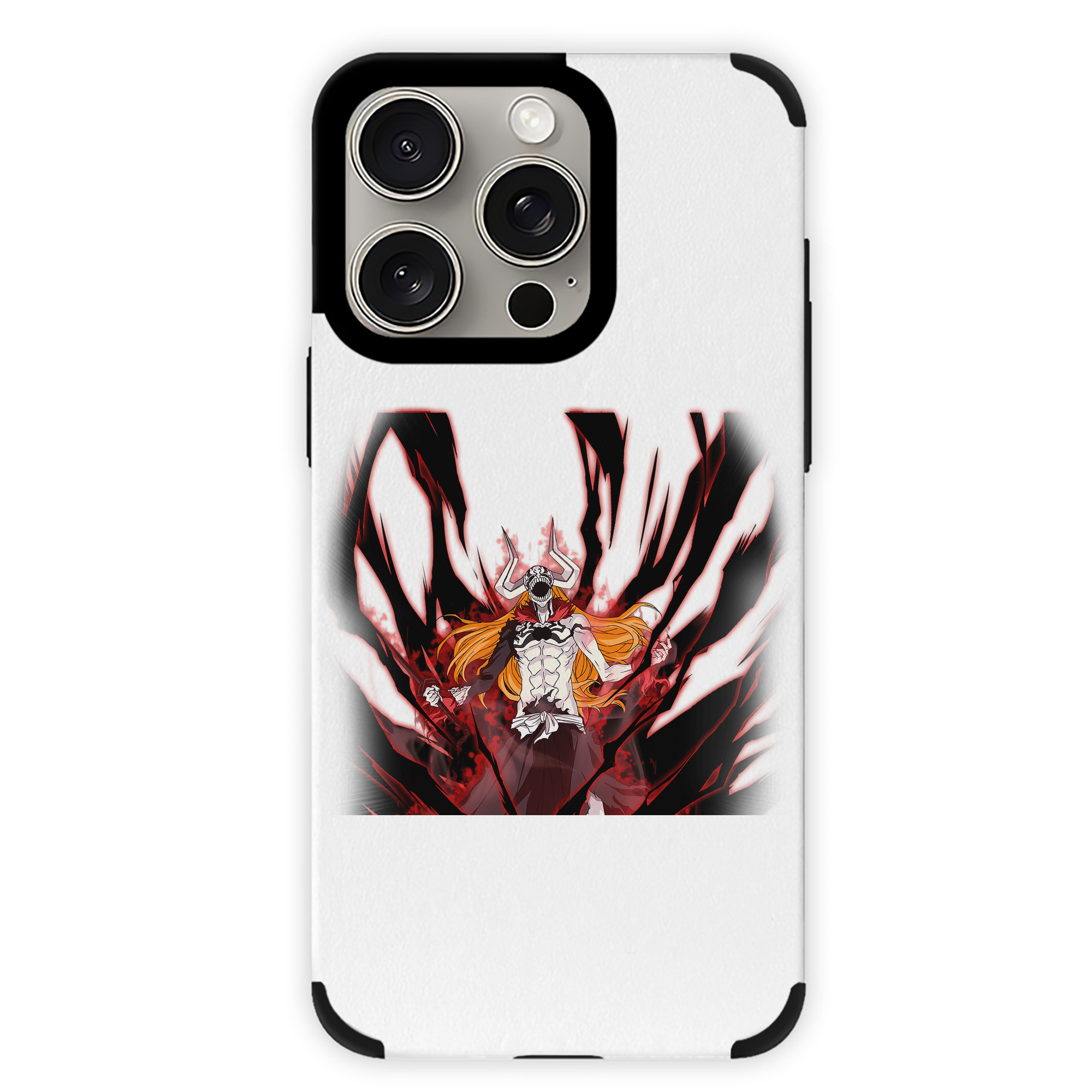 ブリーチ 黒崎一護（くろさき いちご）BLEACH Kurosaki Ichigo 【iPhone15ProMax対応】 PUレザー スマホケース 耐衝撃＆黄変防止