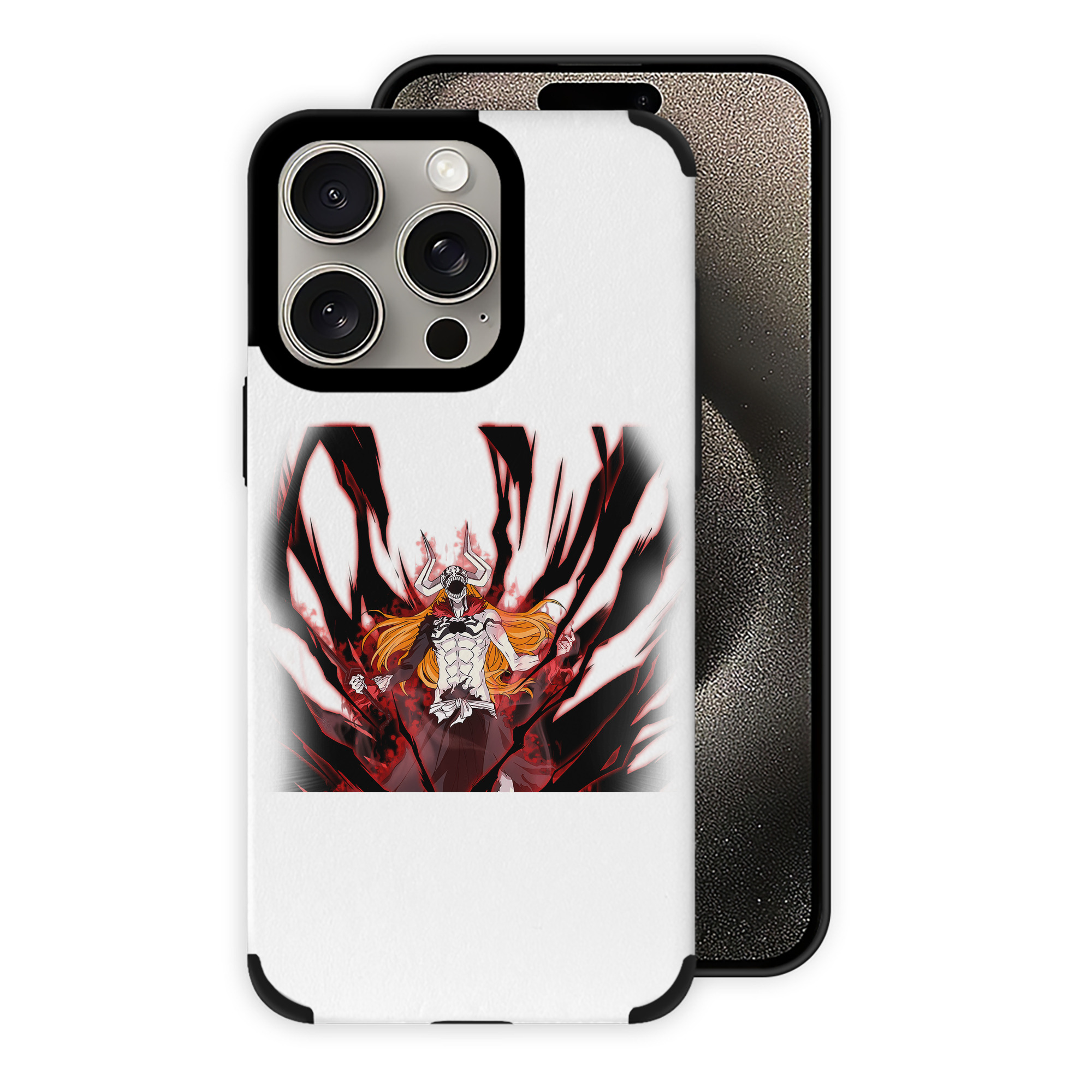 ブリーチ 黒崎一護（くろさき いちご）BLEACH Kurosaki Ichigo 【iPhone15ProMax対応】 PUレザー スマホケース 耐衝撃＆黄変防止