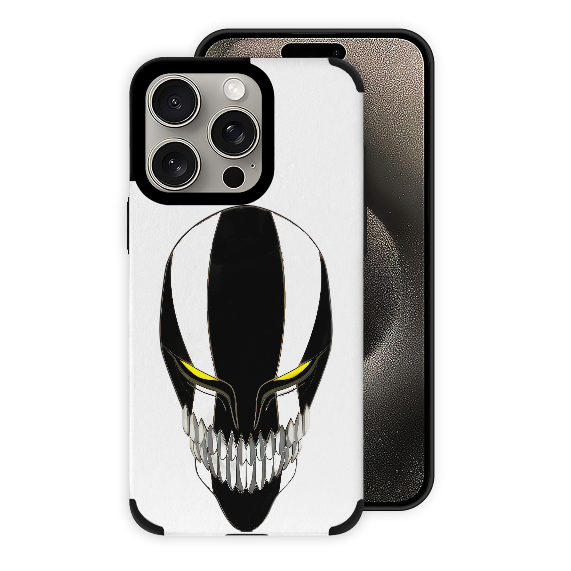 ブリーチ 黒崎一護（くろさき いちご）BLEACH Kurosaki Ichigo 【iPhone15ProMax対応】 PUレザー スマホケース 耐衝撃＆黄変防止