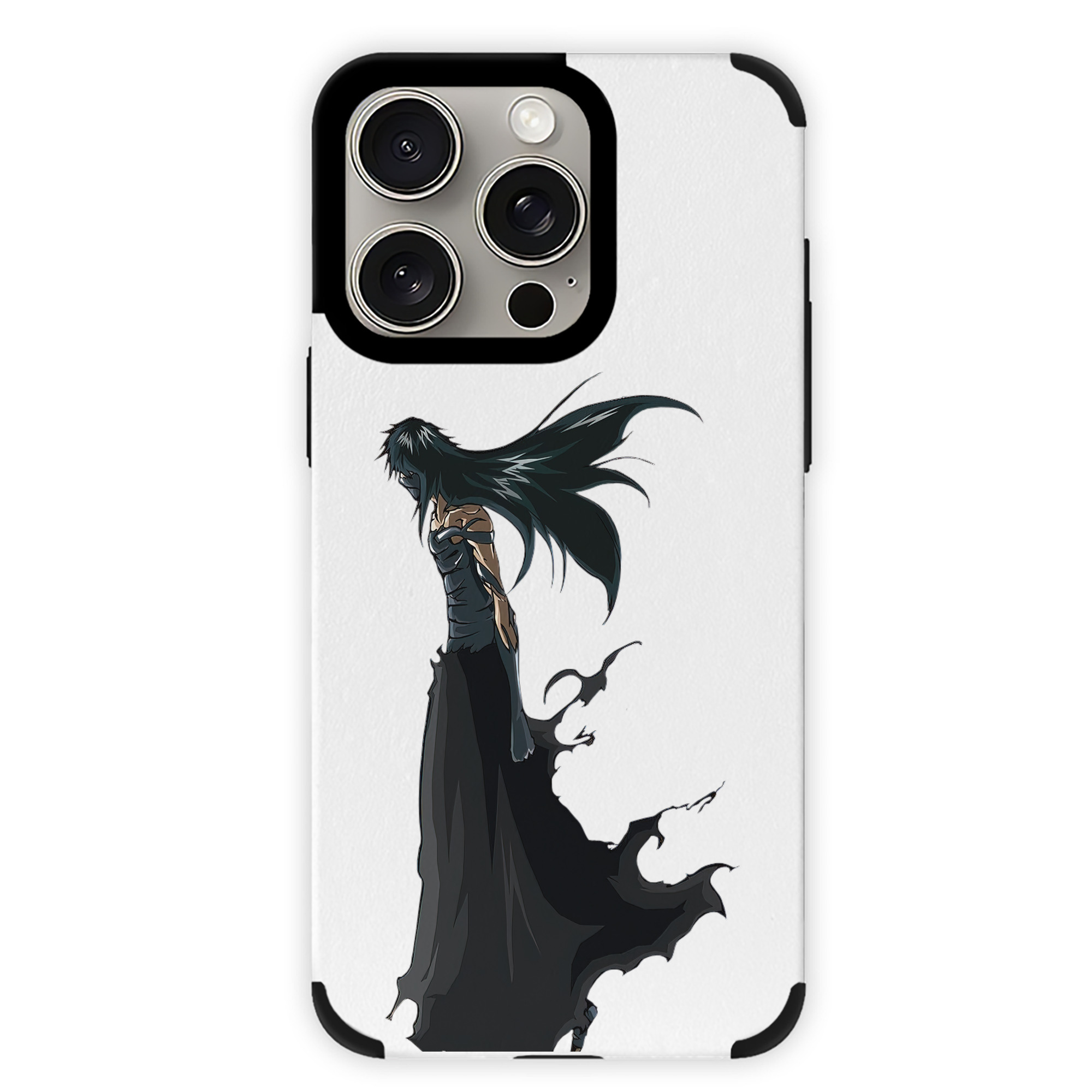 ブリーチ 黒崎一護（くろさき いちご）BLEACH Kurosaki Ichigo 【iPhone15ProMax対応】 PUレザー スマホケース 耐衝撃＆黄変防止