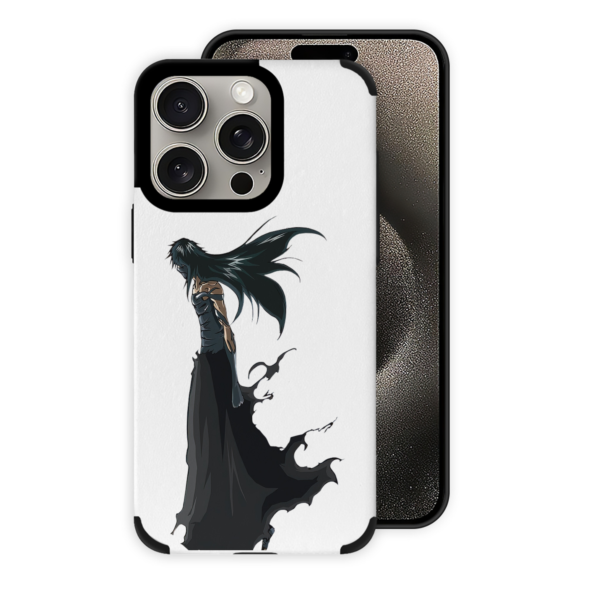 ブリーチ 黒崎一護（くろさき いちご）BLEACH Kurosaki Ichigo 【iPhone15ProMax対応】 PUレザー スマホケース 耐衝撃＆黄変防止