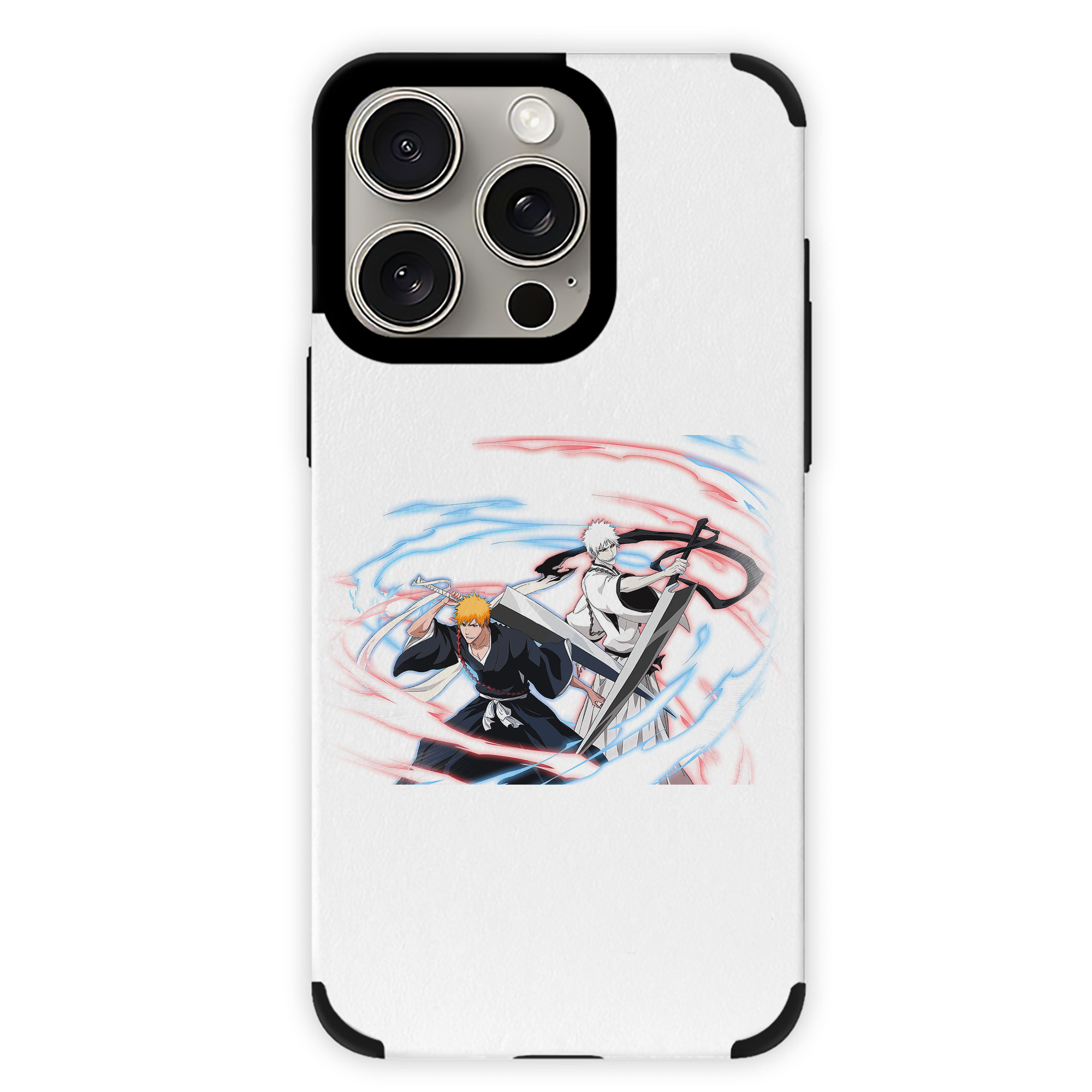 ブリーチ 黒崎一護（くろさき いちご）BLEACH Kurosaki Ichigo 【iPhone15ProMax対応】 PUレザー スマホケース 耐衝撃＆黄変防止