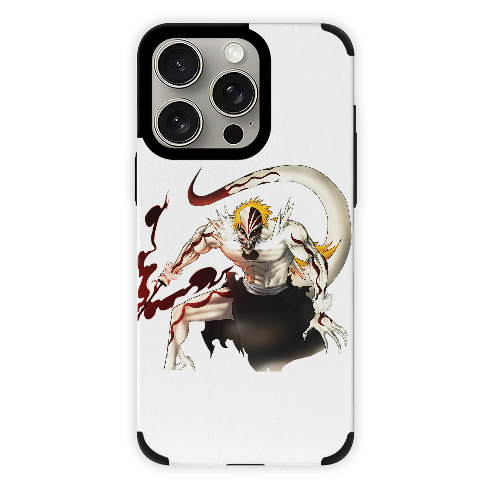 ブリーチ 黒崎一護（くろさき いちご）BLEACH Kurosaki Ichigo 【iPhone15ProMax対応】 PUレザー スマホケース 耐衝撃＆黄変防止