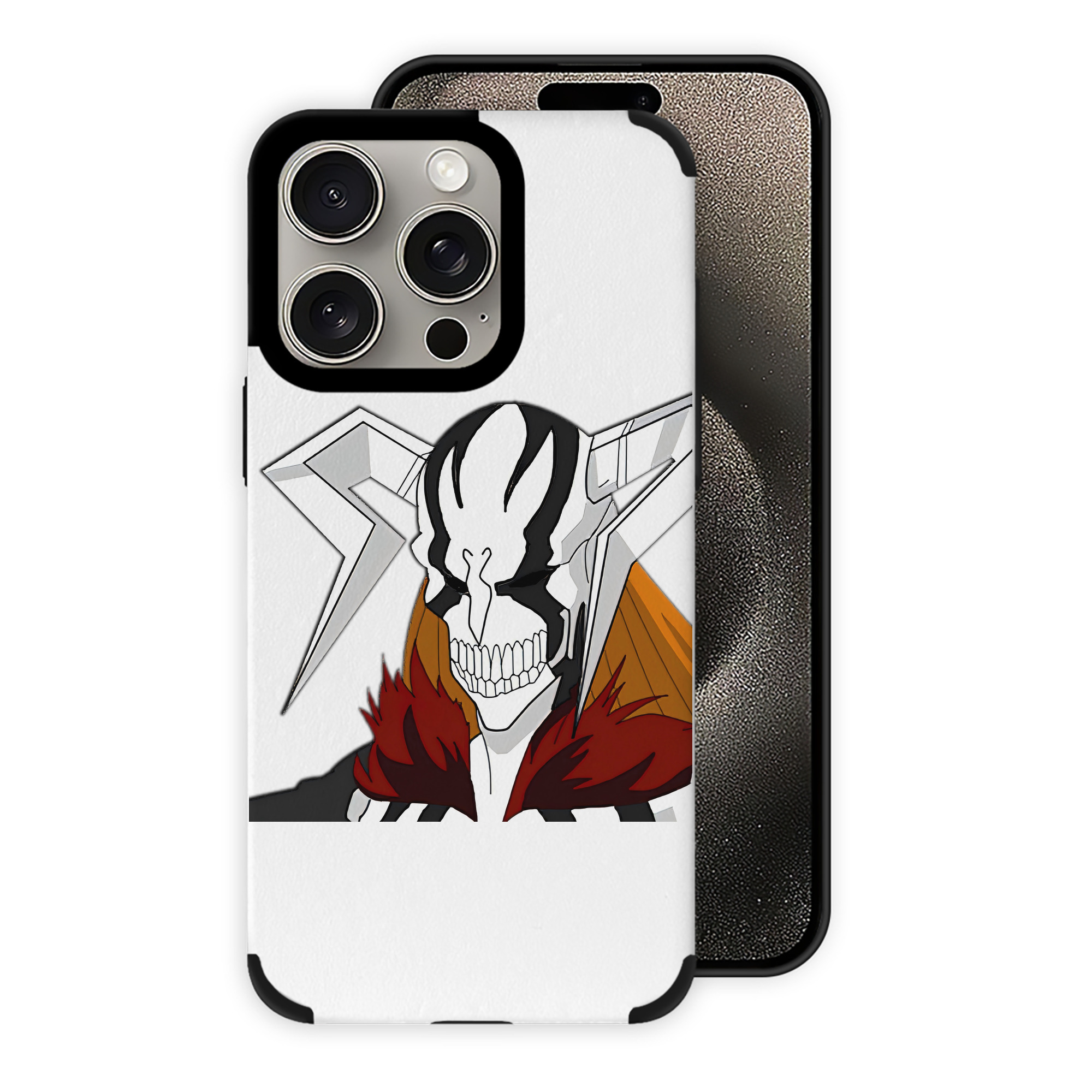 ブリーチ 黒崎一護（くろさき いちご）BLEACH Kurosaki Ichigo 【iPhone15ProMax対応】 PUレザー スマホケース 耐衝撃＆黄変防止