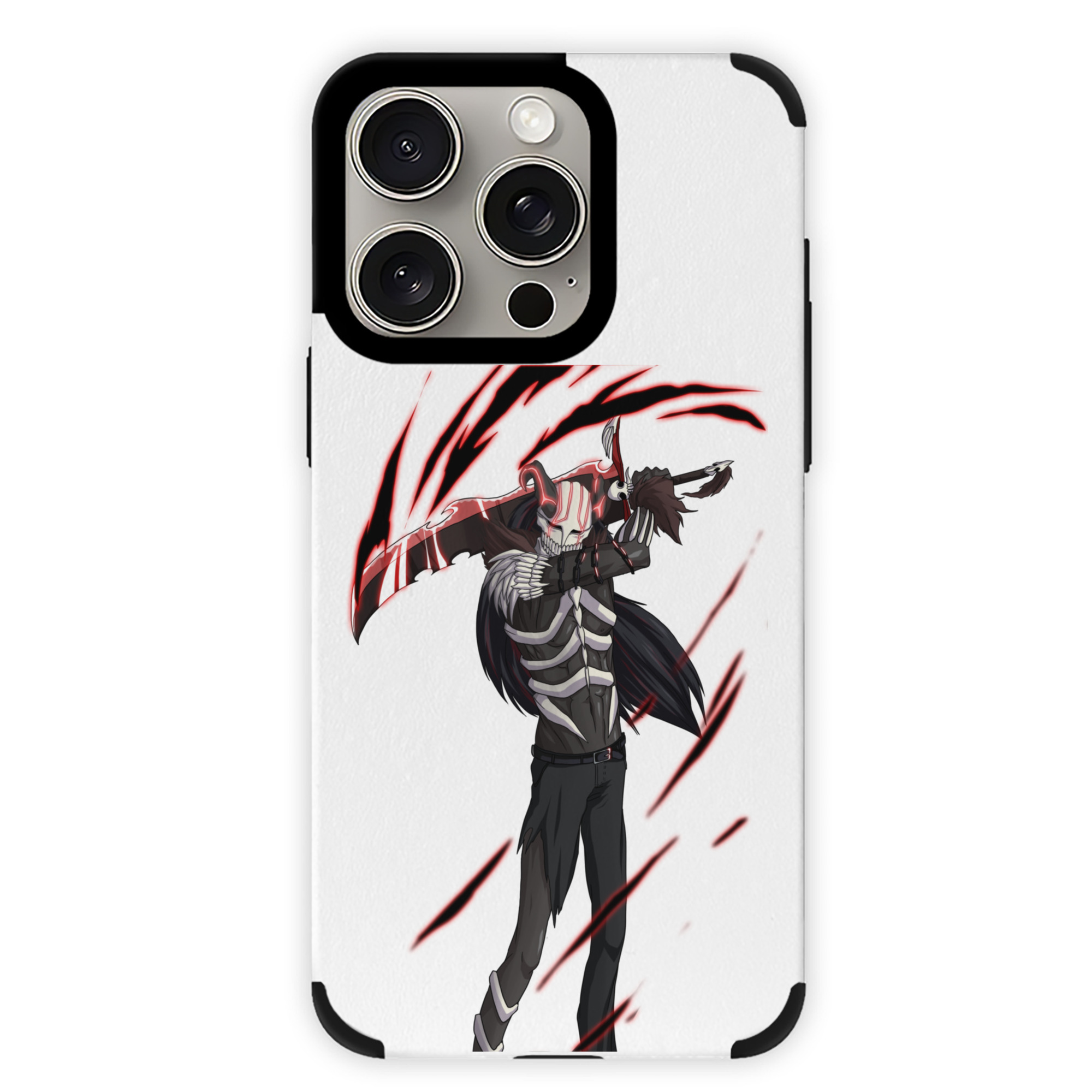 ブリーチ 黒崎一護（くろさき いちご）BLEACH Kurosaki Ichigo 【iPhone15ProMax対応】 PUレザー スマホケース 耐衝撃＆黄変防止