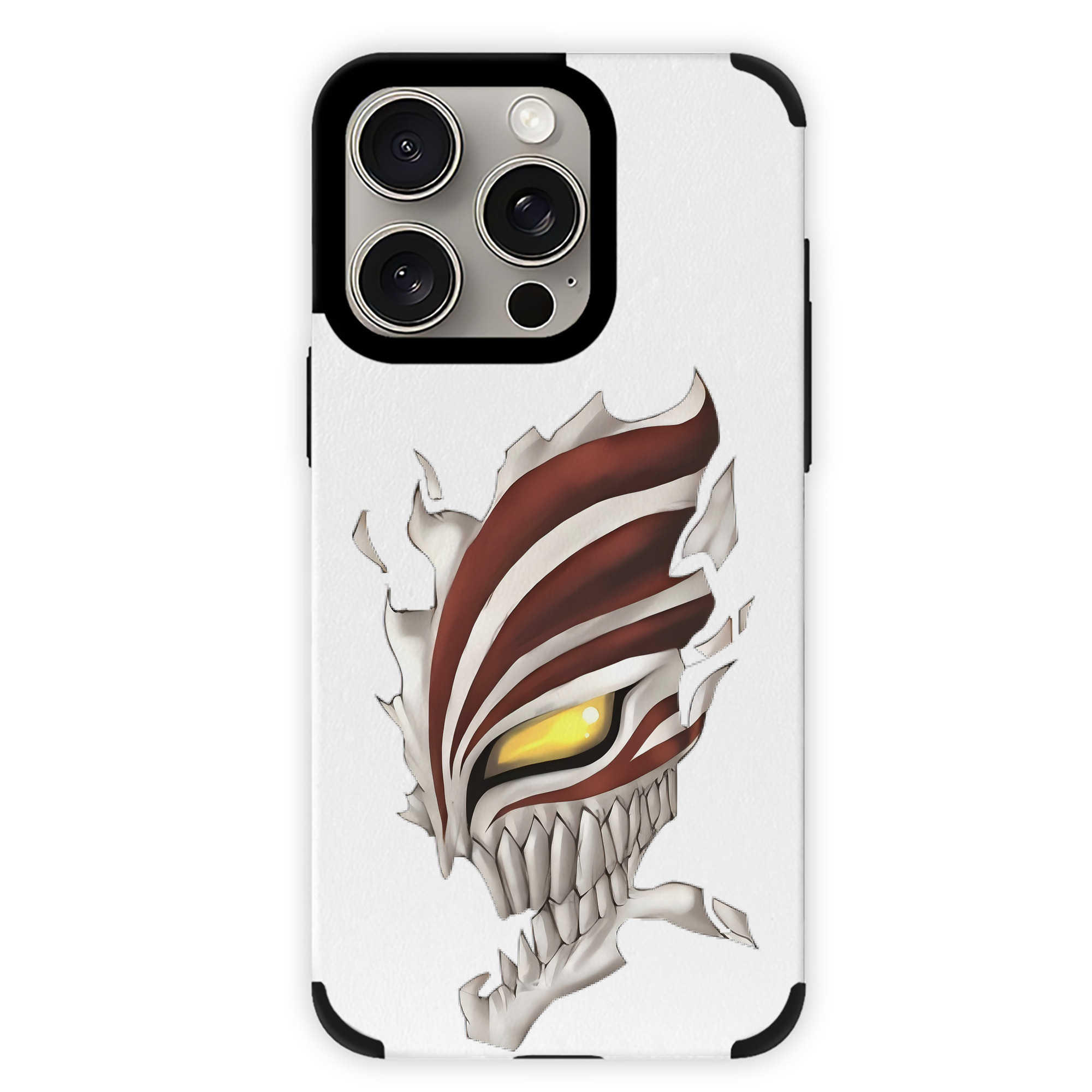 （画像用） ブリーチ 黒崎一護（くろさき いちご）BLEACH Kurosaki Ichigo 【iPhone15ProMax対応】 PUレザー スマホケース 耐衝撃＆黄変防止