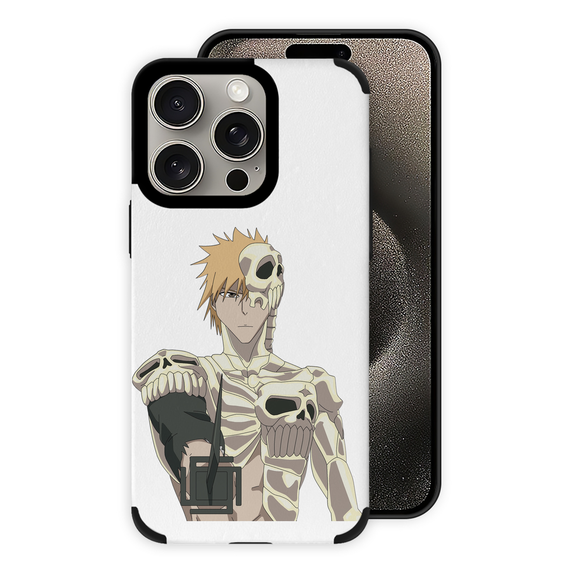 ブリーチ 黒崎一護（くろさき いちご）BLEACH Kurosaki Ichigo 【iPhone15ProMax対応】 PUレザー スマホケース 耐衝撃＆黄変防止