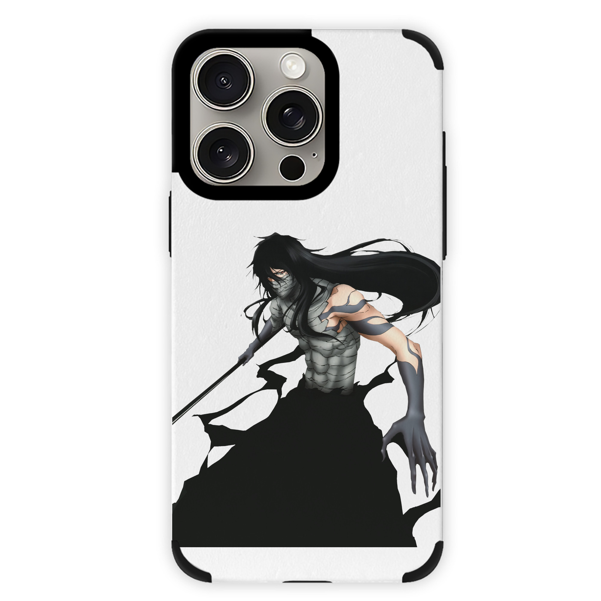 （画像用） ブリーチ 黒崎一護（くろさき いちご）BLEACH Kurosaki Ichigo 【iPhone15ProMax対応】 PUレザー スマホケース 耐衝撃＆黄変防止