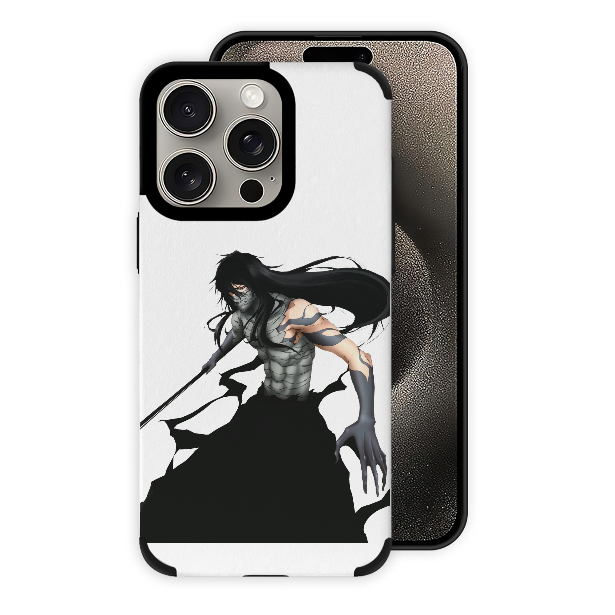 （画像用） ブリーチ 黒崎一護（くろさき いちご）BLEACH Kurosaki Ichigo 【iPhone15ProMax対応】 PUレザー スマホケース 耐衝撃＆黄変防止