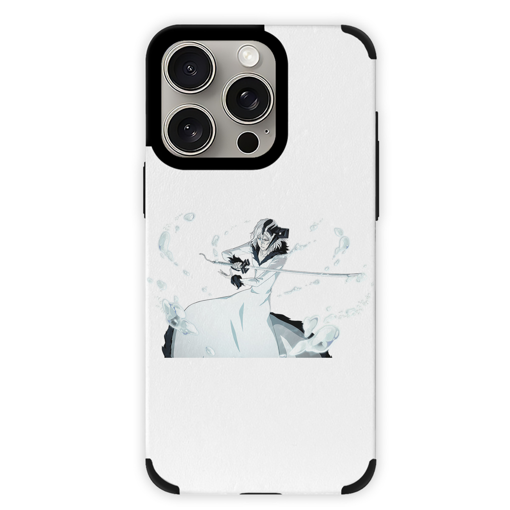 ブリーチ 黒崎一護（くろさき いちご）BLEACH Kurosaki Ichigo 【iPhone15ProMax対応】 PUレザー スマホケース 耐衝撃＆黄変防止