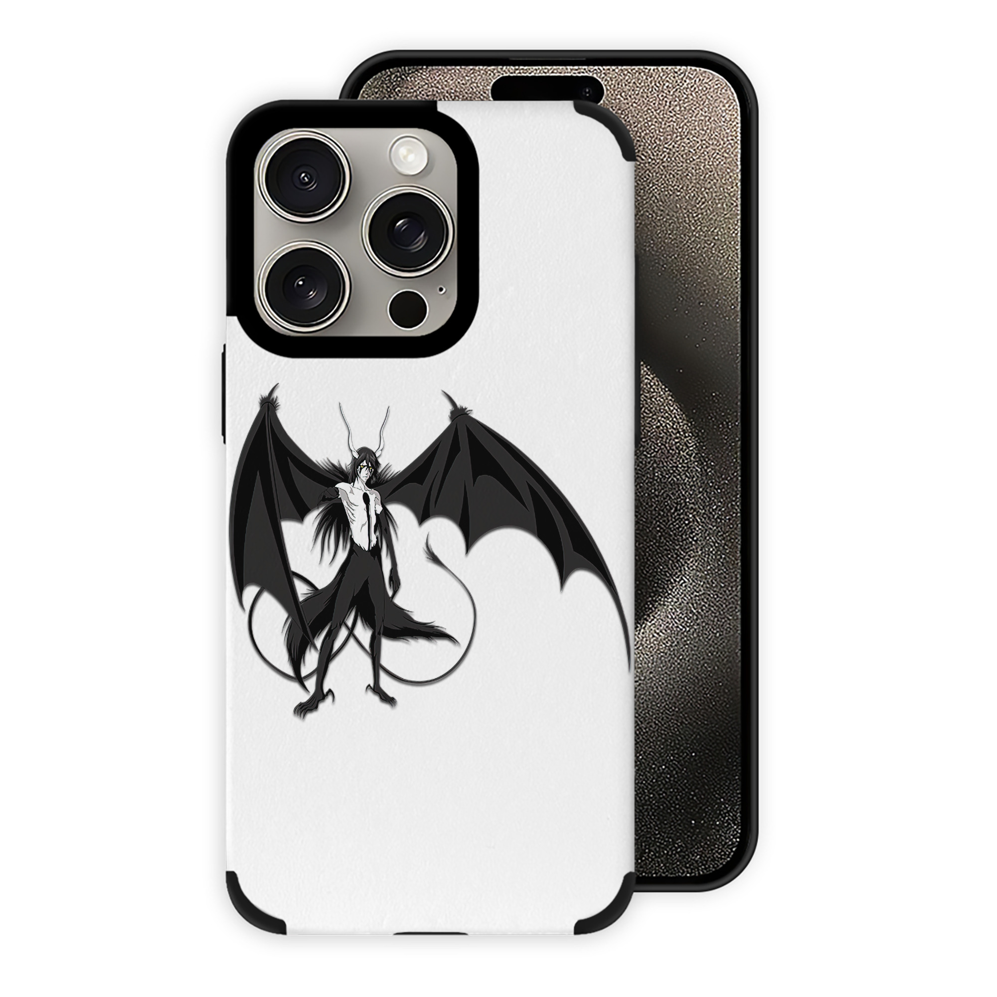 （画像用） ブリーチ ウルキオラ·シファー BLEACH Ulquiorra cifer 【iPhone15ProMax対応】 PUレザー スマホケース 耐衝撃＆黄変防止