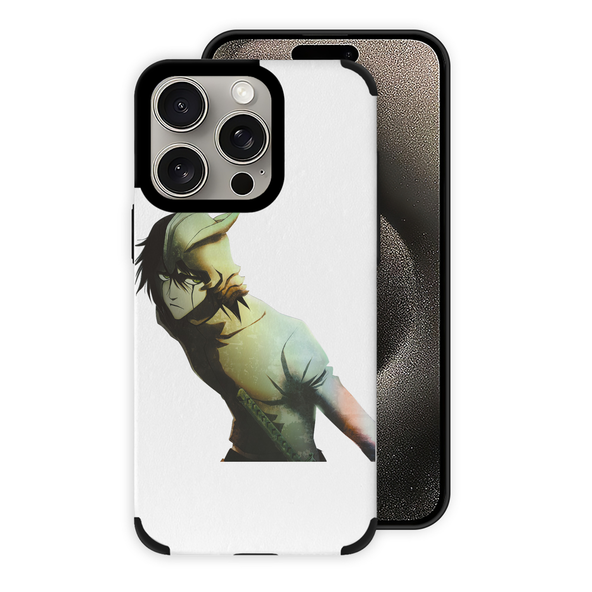 （画像用） ブリーチ ウルキオラ·シファー BLEACH Ulquiorra cifer 【iPhone15ProMax対応】 PUレザー スマホケース 耐衝撃＆黄変防止