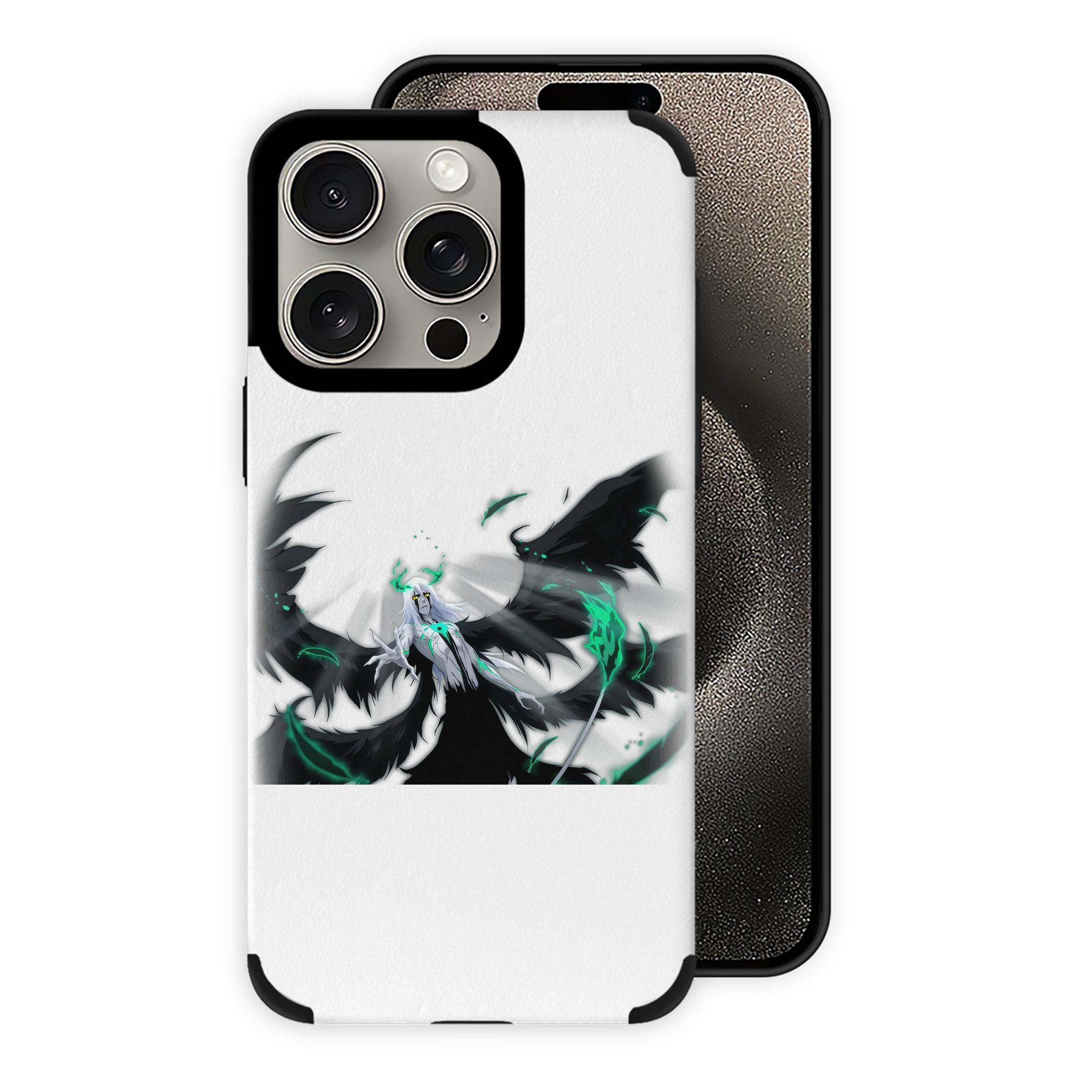 （画像用） ブリーチ ウルキオラ·シファー BLEACH Ulquiorra cifer 【iPhone15ProMax対応】 PUレザー スマホケース 耐衝撃＆黄変防止