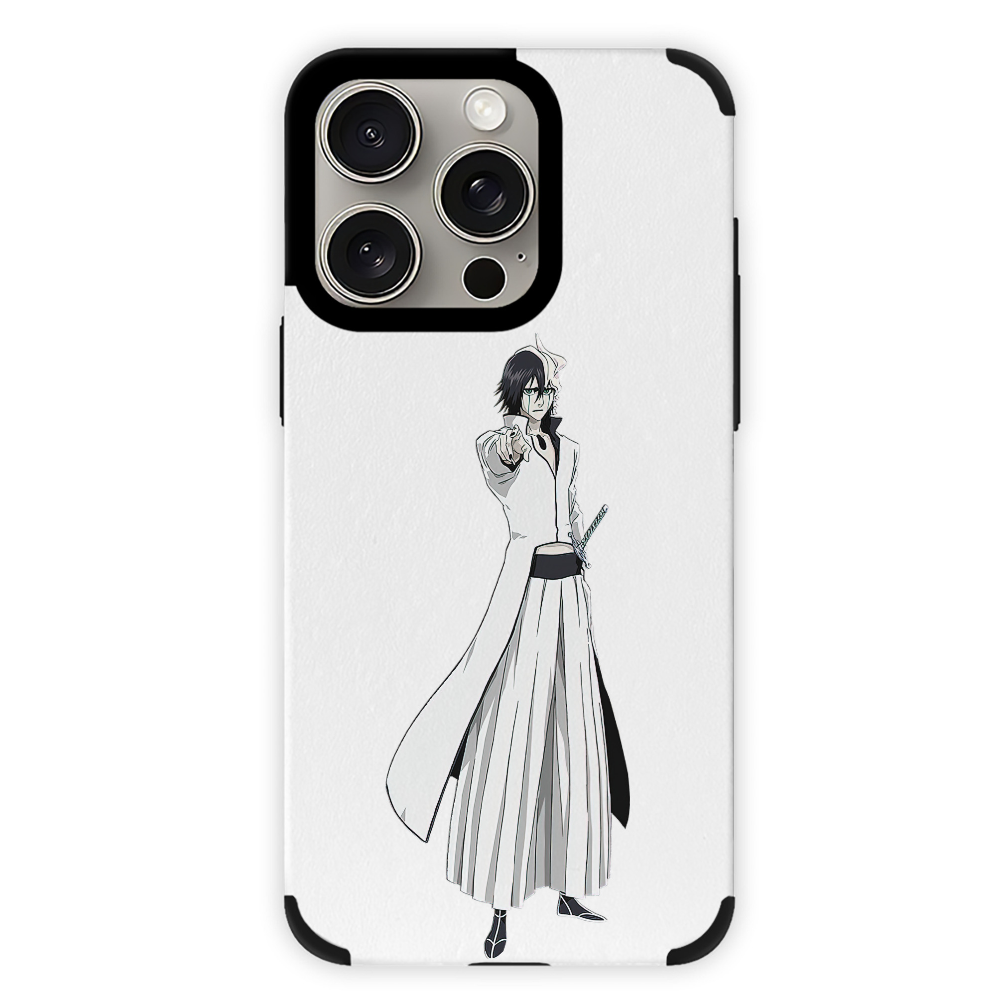 （画像用） ブリーチ ウルキオラ·シファー BLEACH Ulquiorra cifer 【iPhone15ProMax対応】 PUレザー スマホケース 耐衝撃＆黄変防止