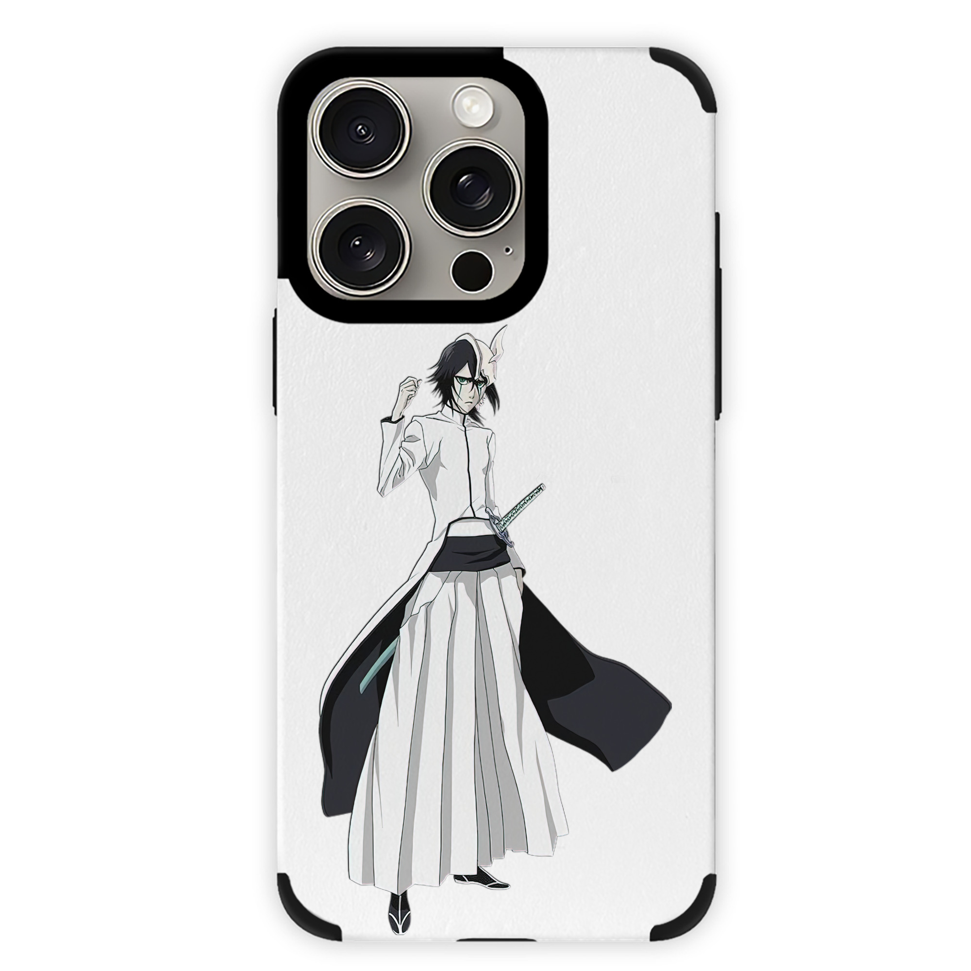 （画像用） ブリーチ ウルキオラ·シファー BLEACH Ulquiorra cifer 【iPhone15ProMax対応】 PUレザー スマホケース 耐衝撃＆黄変防止