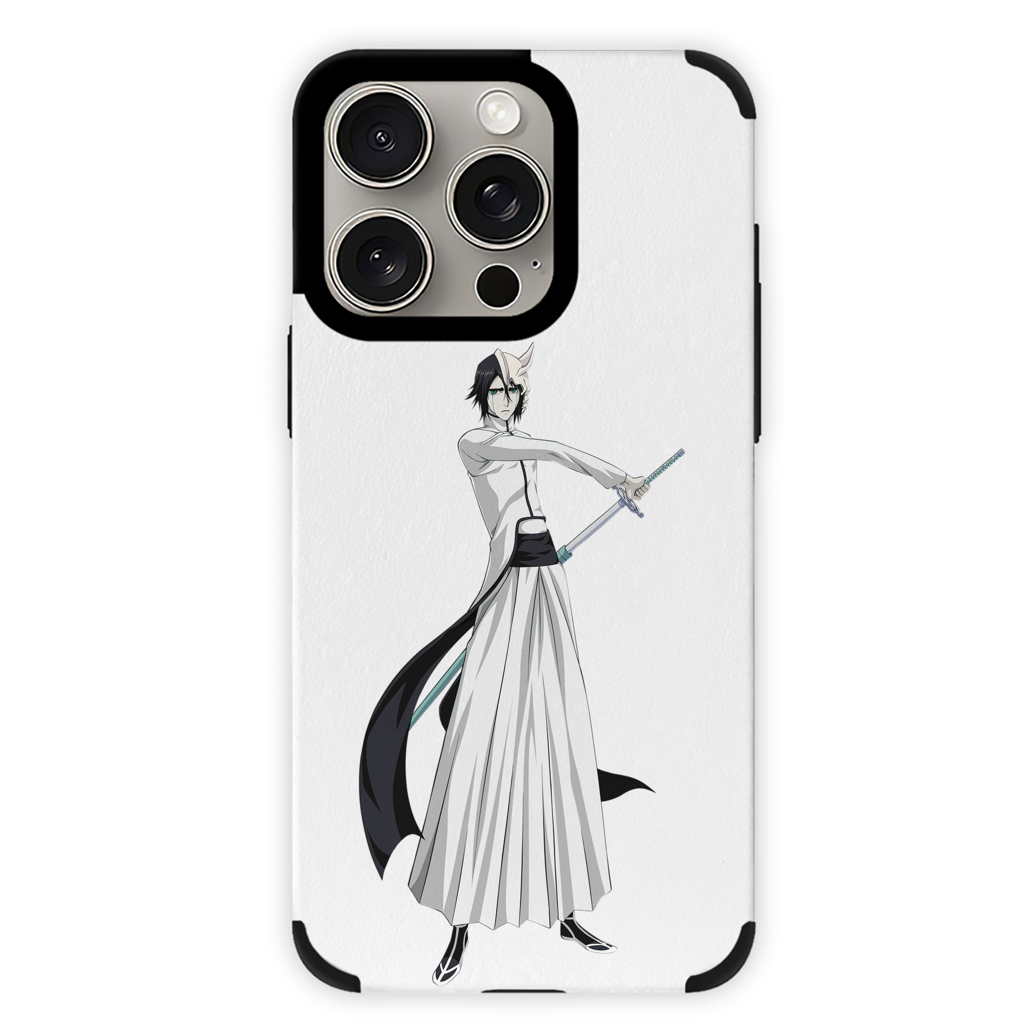 （画像用） ブリーチ ウルキオラ·シファー BLEACH Ulquiorra cifer 【iPhone15ProMax対応】 PUレザー スマホケース 耐衝撃＆黄変防止