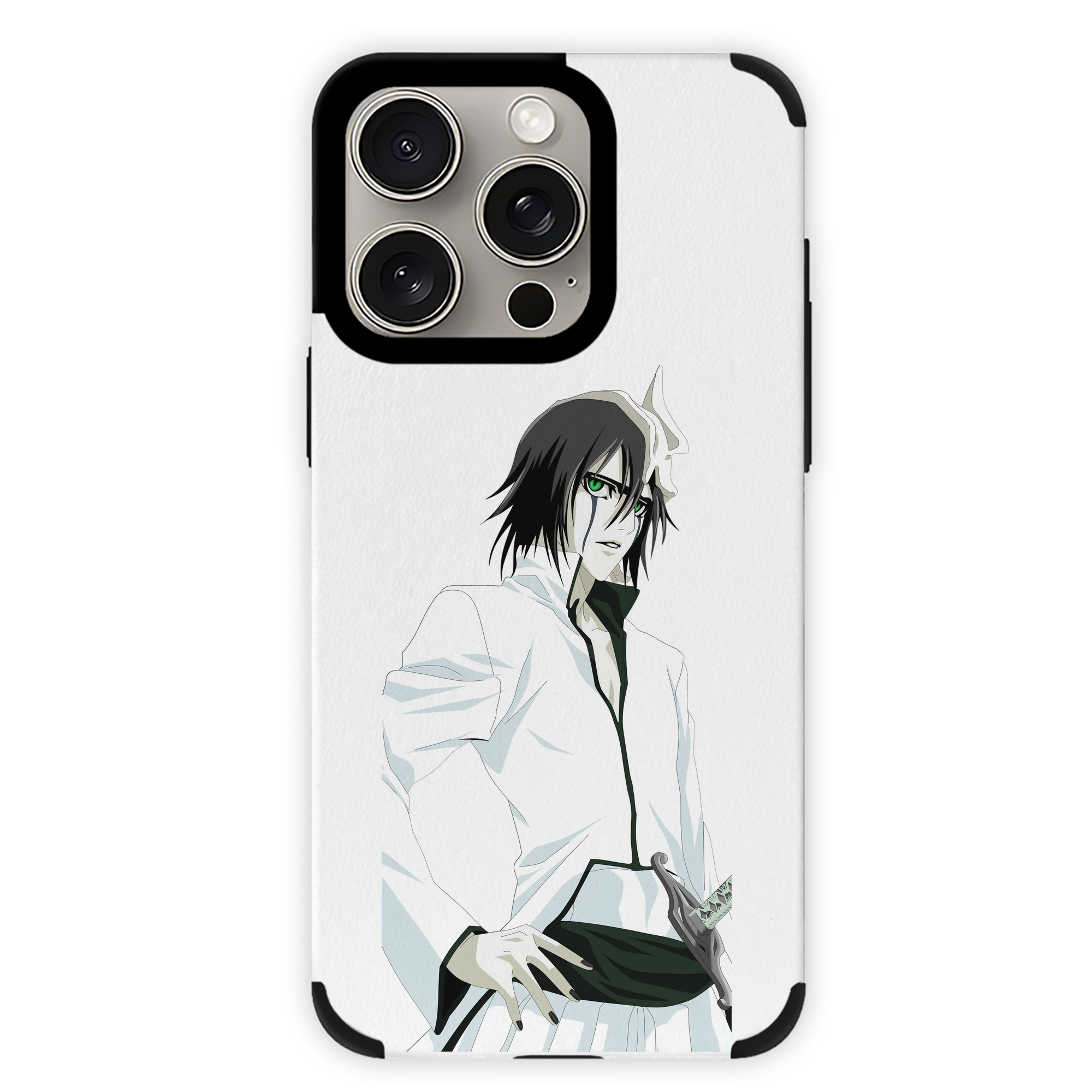 （画像用） ブリーチ ウルキオラ·シファー BLEACH Ulquiorra cifer 【iPhone15ProMax対応】 PUレザー スマホケース 耐衝撃＆黄変防止