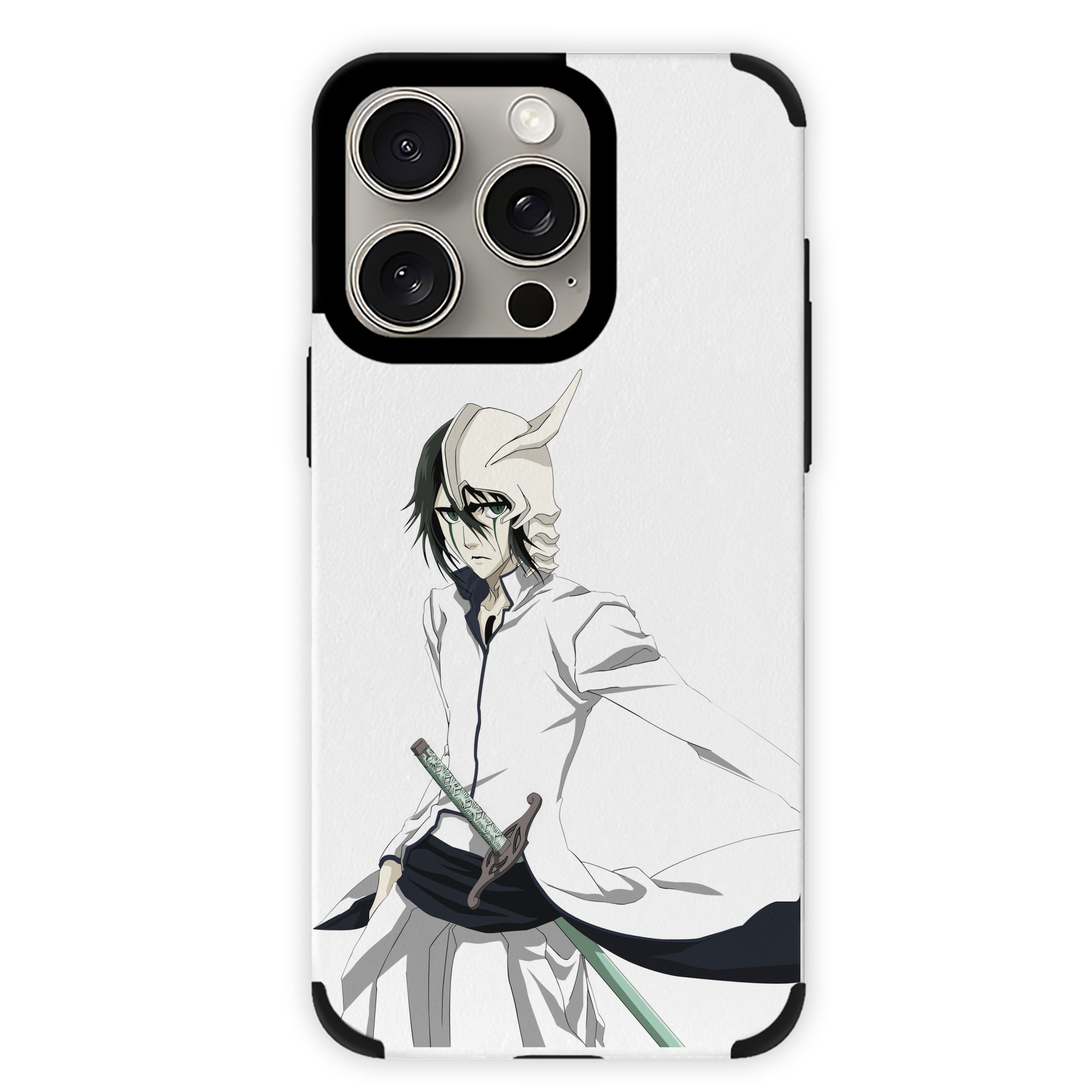 （画像用） ブリーチ ウルキオラ·シファー BLEACH Ulquiorra cifer 【iPhone15ProMax対応】 PUレザー スマホケース 耐衝撃＆黄変防止