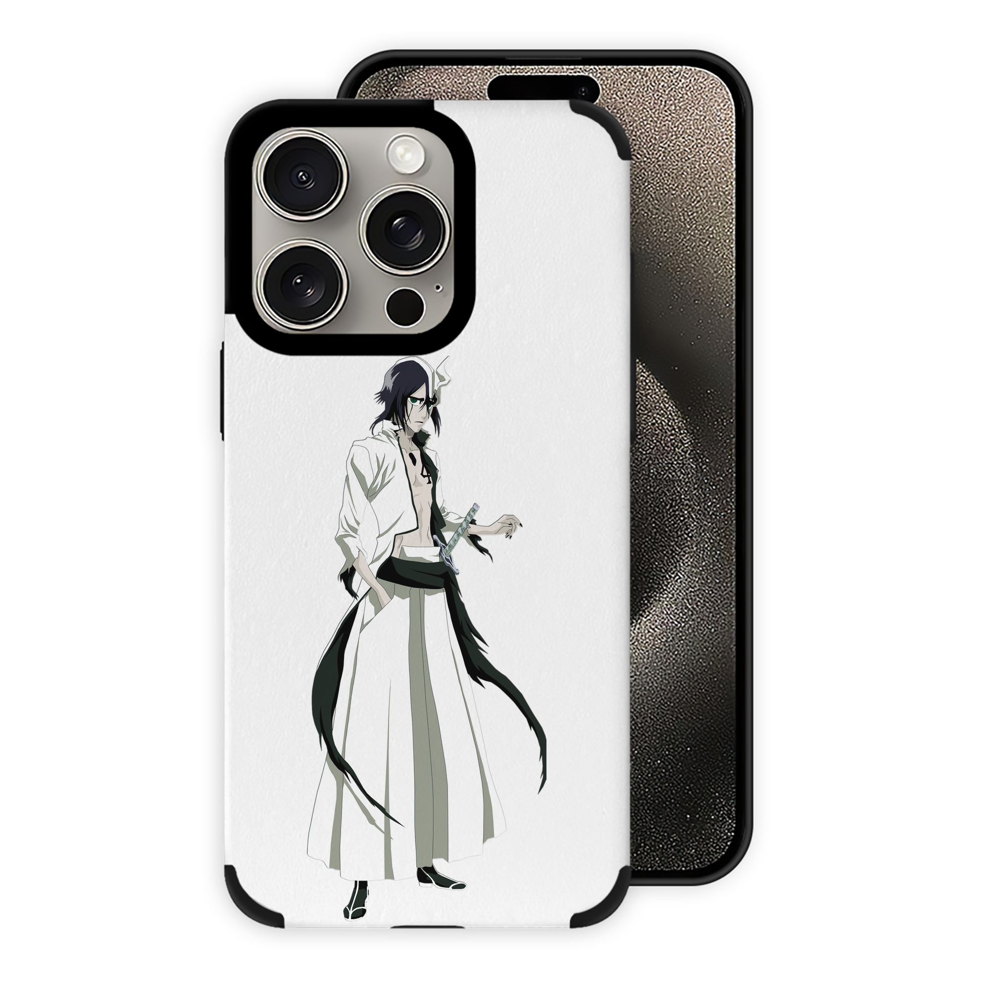 （画像用） ブリーチ ウルキオラ·シファー BLEACH Ulquiorra cifer 【iPhone15ProMax対応】 PUレザー スマホケース 耐衝撃＆黄変防止