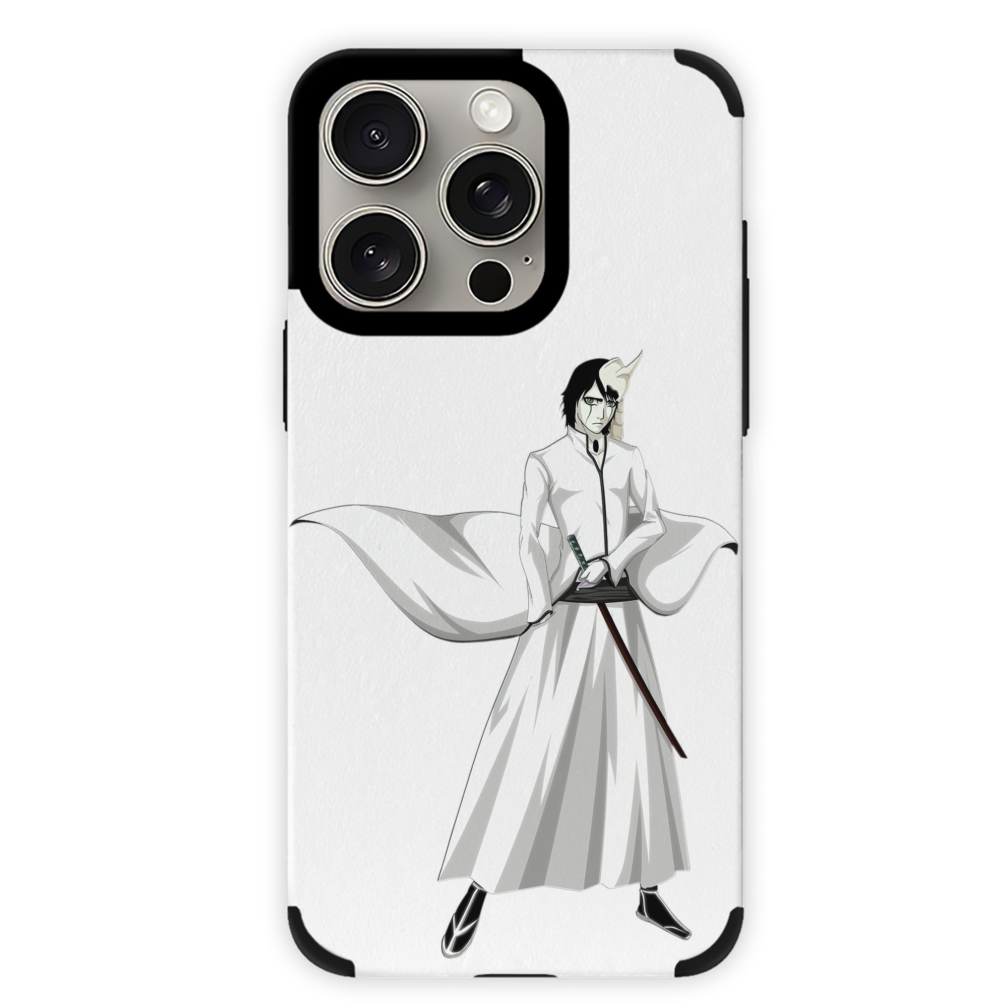（画像用） ブリーチ ウルキオラ·シファー BLEACH Ulquiorra cifer 【iPhone15ProMax対応】 PUレザー スマホケース 耐衝撃＆黄変防止