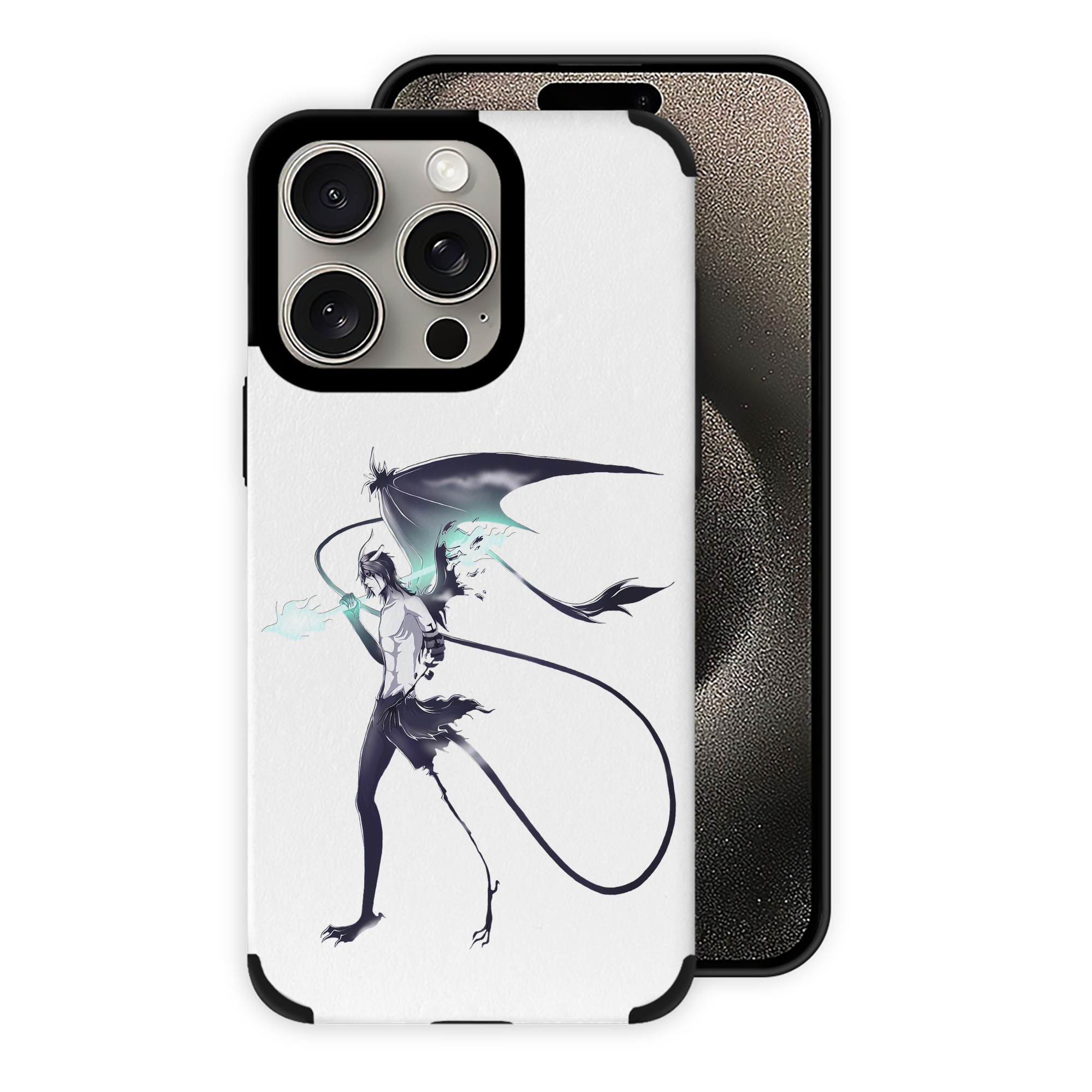 （画像用） ブリーチ ウルキオラ·シファー BLEACH Ulquiorra cifer 【iPhone15ProMax対応】 PUレザー スマホケース 耐衝撃＆黄変防止