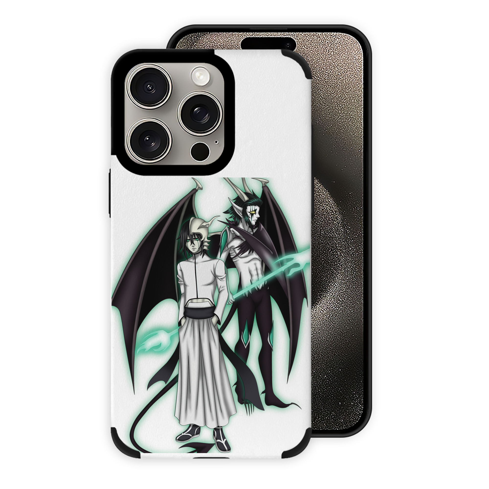 （画像用） ブリーチ ウルキオラ·シファー BLEACH Ulquiorra cifer 【iPhone15ProMax対応】 PUレザー スマホケース 耐衝撃＆黄変防止
