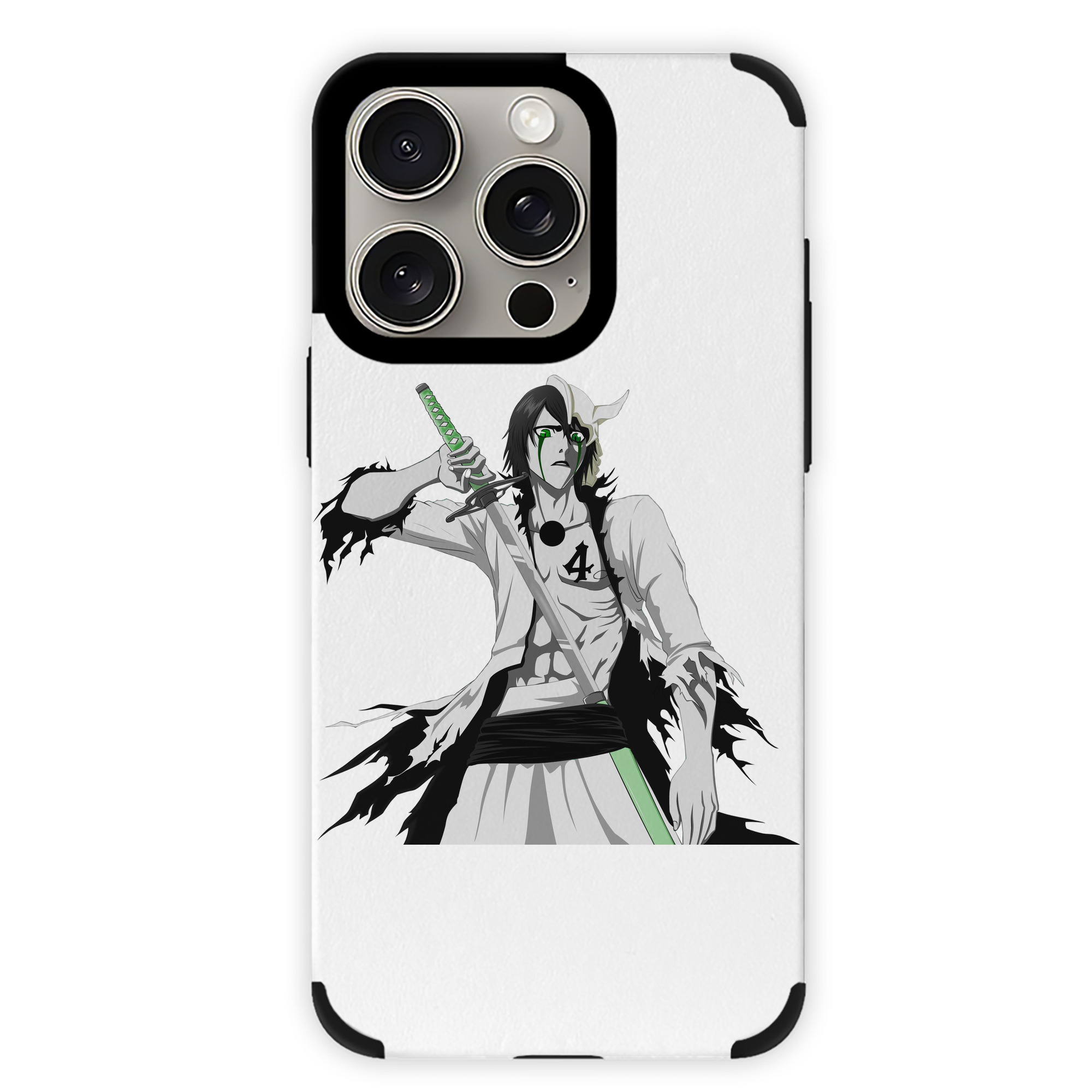 （画像用） ブリーチ ウルキオラ·シファー BLEACH Ulquiorra cifer 【iPhone15ProMax対応】 PUレザー スマホケース 耐衝撃＆黄変防止