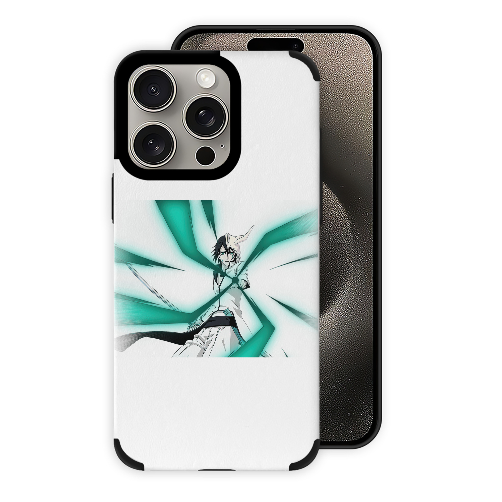（画像用） ブリーチ ウルキオラ·シファー BLEACH Ulquiorra cifer 【iPhone15ProMax対応】 PUレザー スマホケース 耐衝撃＆黄変防止