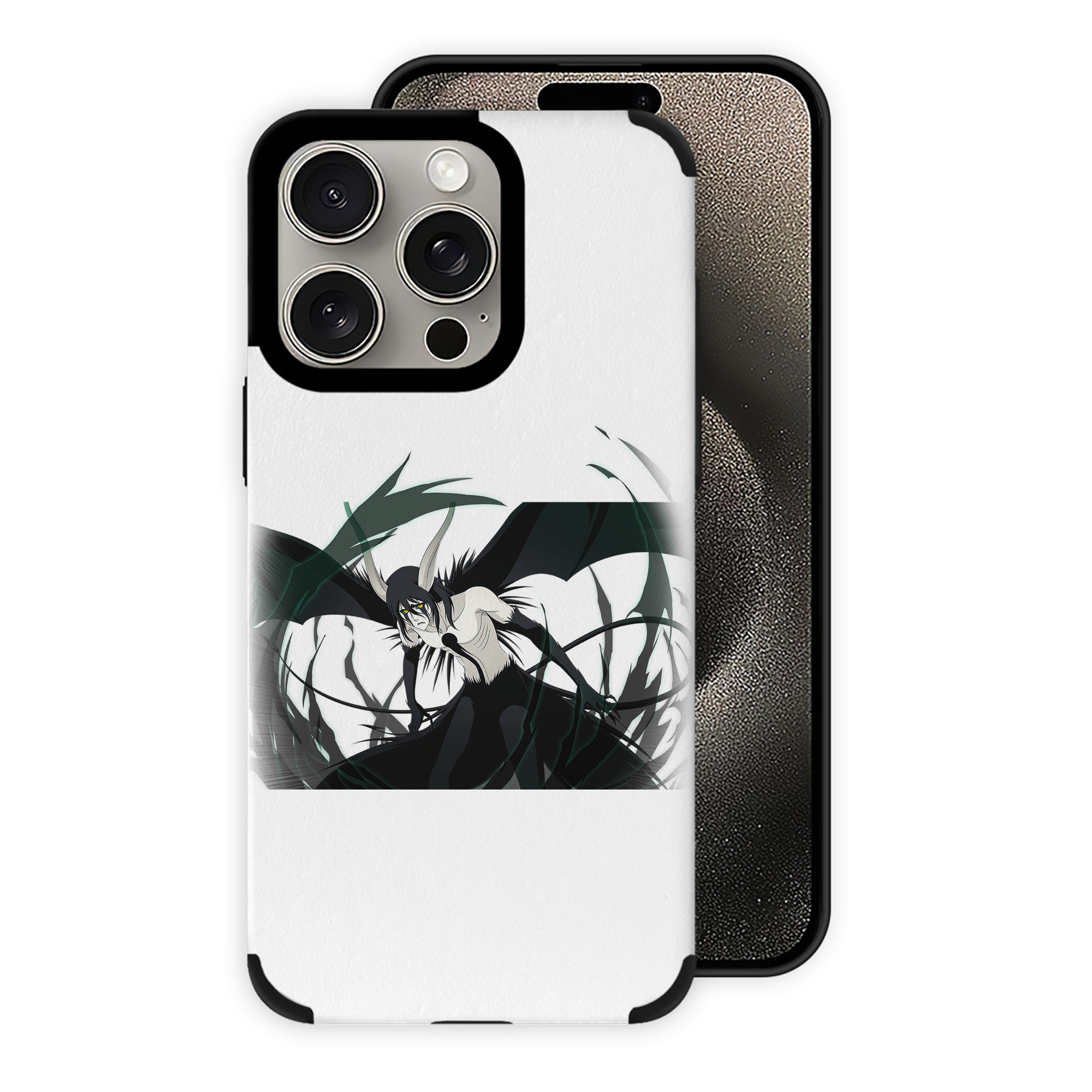 （画像用） ブリーチ ウルキオラ·シファー BLEACH Ulquiorra cifer 【iPhone15ProMax対応】 PUレザー スマホケース 耐衝撃＆黄変防止