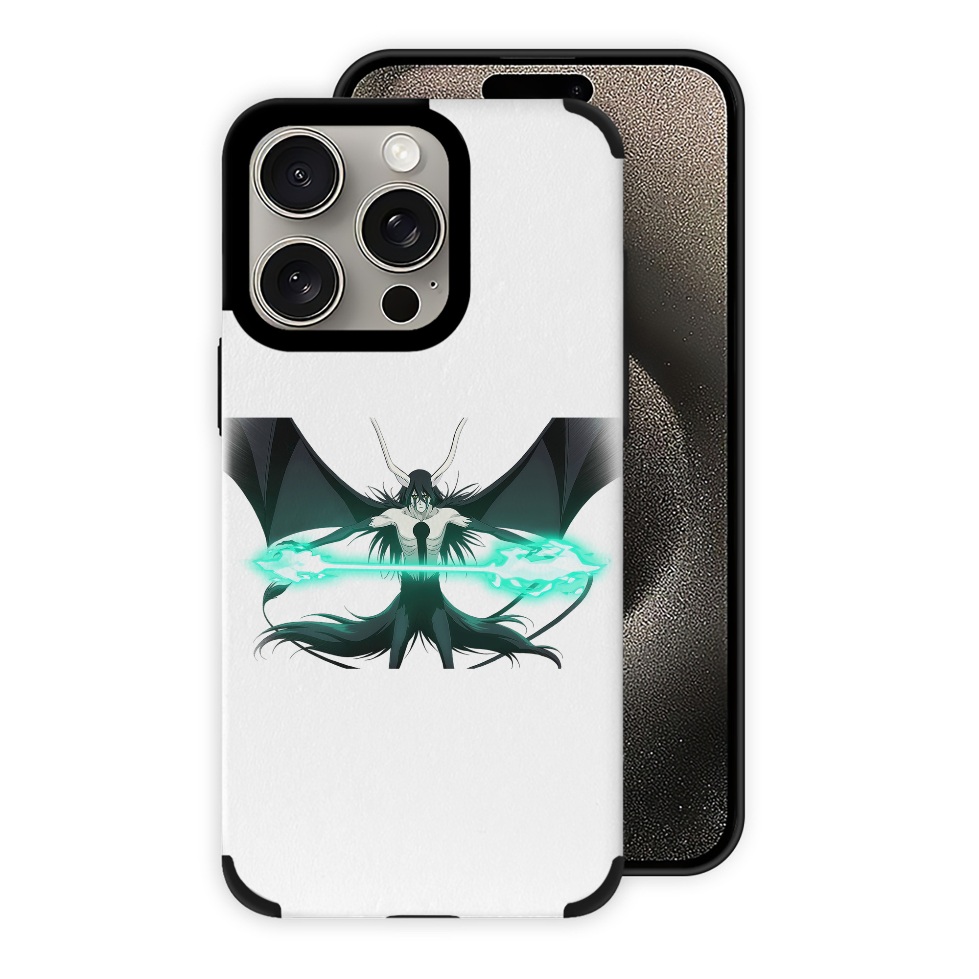 （画像用） ブリーチ ウルキオラ·シファー BLEACH Ulquiorra cifer 【iPhone15ProMax対応】 PUレザー スマホケース 耐衝撃＆黄変防止