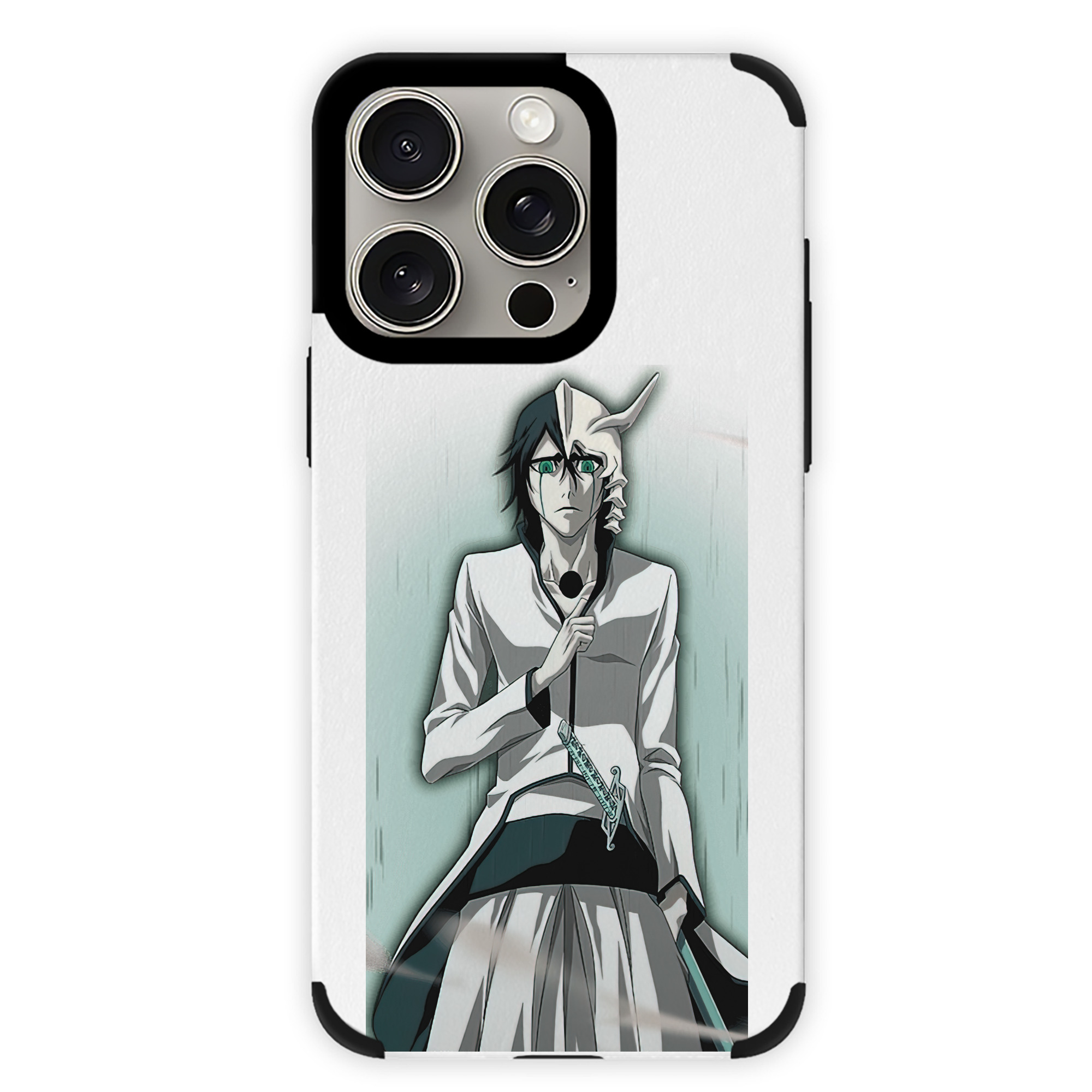（画像用） ブリーチ ウルキオラ·シファー BLEACH Ulquiorra cifer 【iPhone15ProMax対応】 PUレザー スマホケース 耐衝撃＆黄変防止