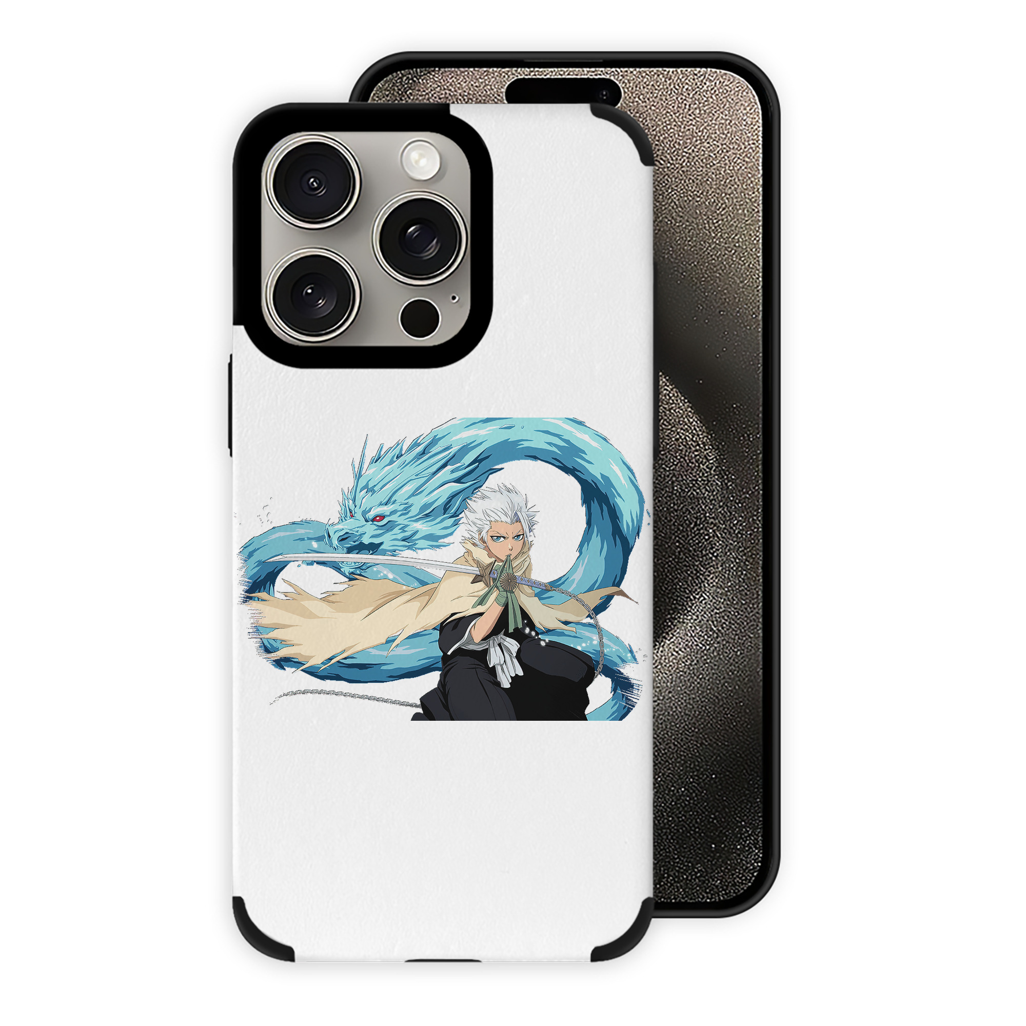 （画像用） ブリーチ 日番谷冬獅郎（ひつがや とうしろう） BLEACH Hitsugaya Toushirou 【iPhone15ProMax対応】 PUレザー スマホケース 耐衝撃＆黄変防止