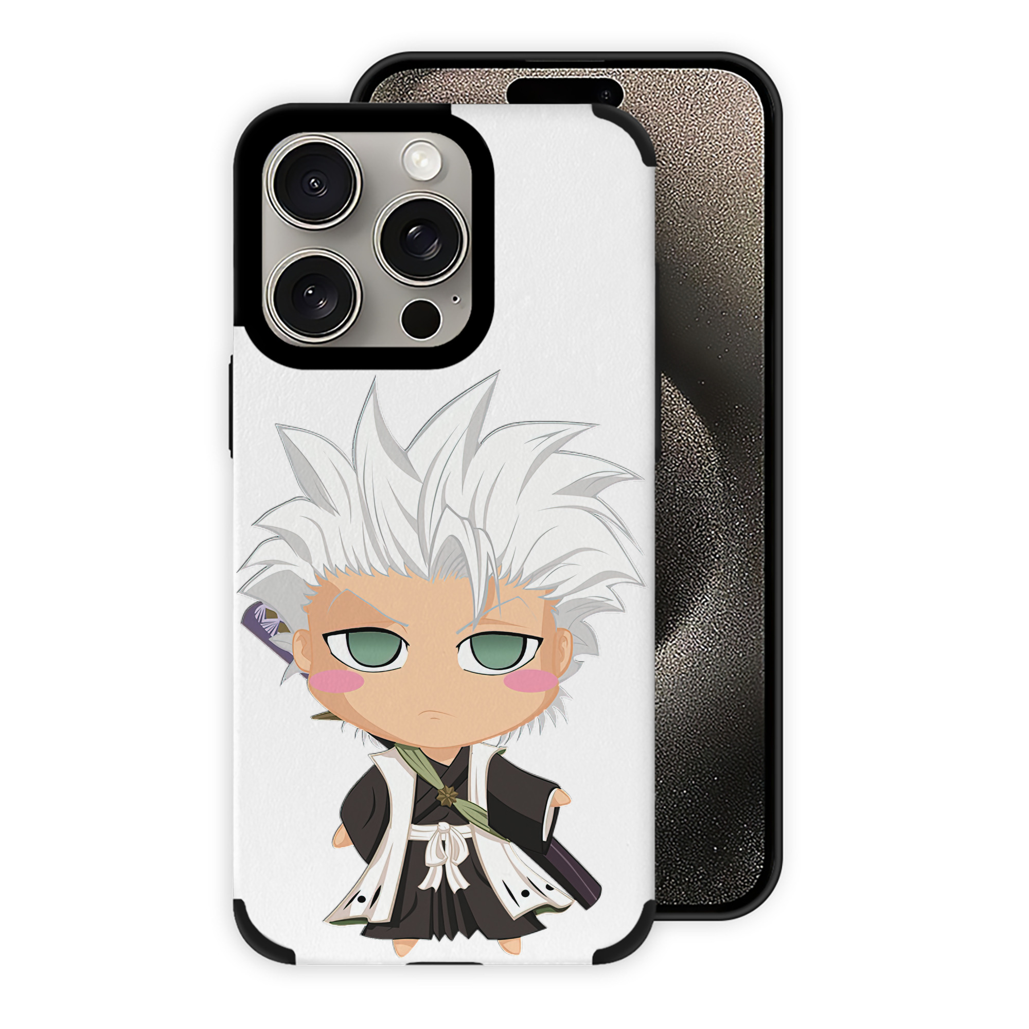 （画像用） ブリーチ 日番谷冬獅郎（ひつがや とうしろう） BLEACH Hitsugaya Toushirou 【iPhone15ProMax対応】 PUレザー スマホケース 耐衝撃＆黄変防止