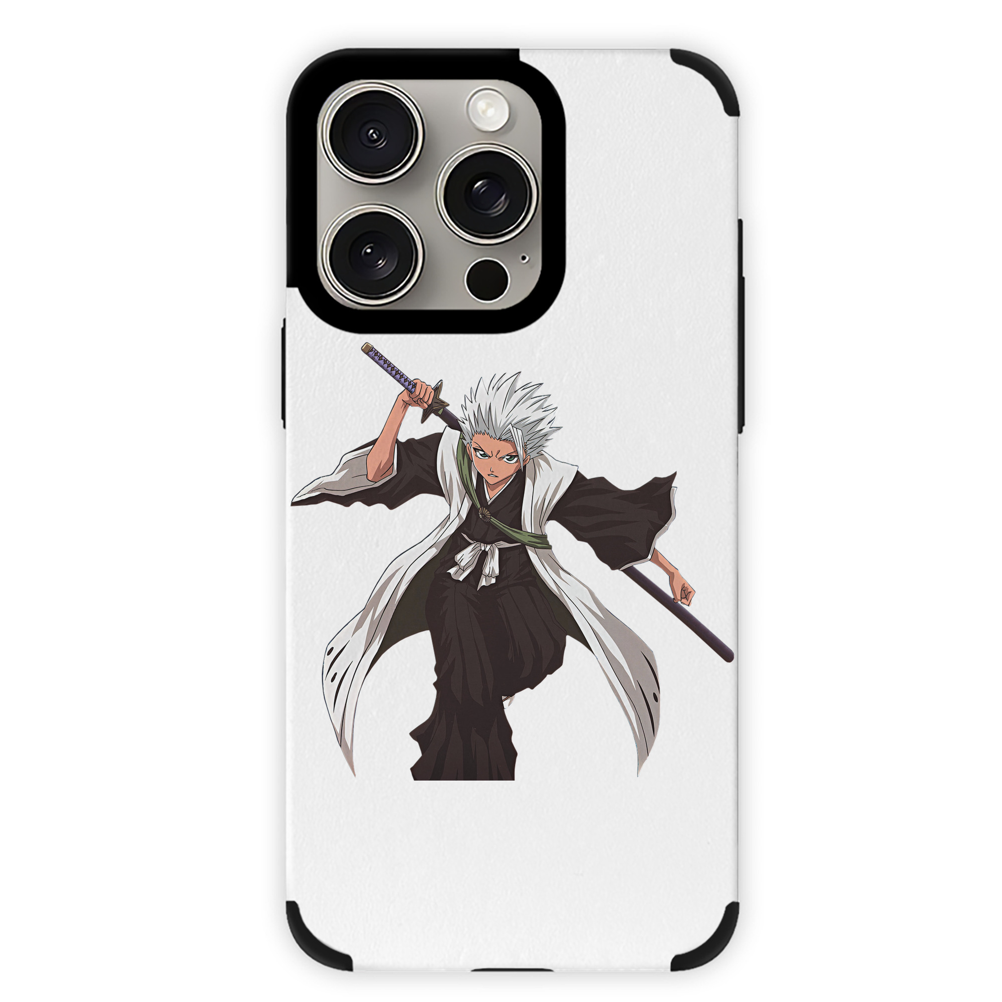 （画像用） ブリーチ 日番谷冬獅郎（ひつがや とうしろう） BLEACH Hitsugaya Toushirou 【iPhone15ProMax対応】 PUレザー スマホケース 耐衝撃＆黄変防止