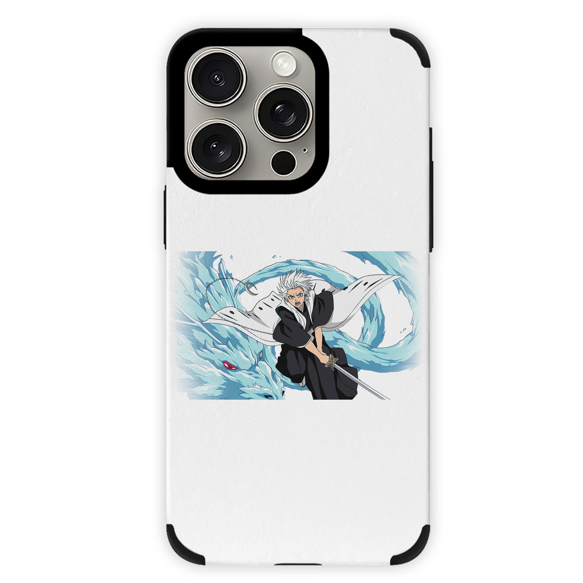 （画像用） ブリーチ 日番谷冬獅郎（ひつがや とうしろう） BLEACH Hitsugaya Toushirou 【iPhone15ProMax対応】 PUレザー スマホケース 耐衝撃＆黄変防止