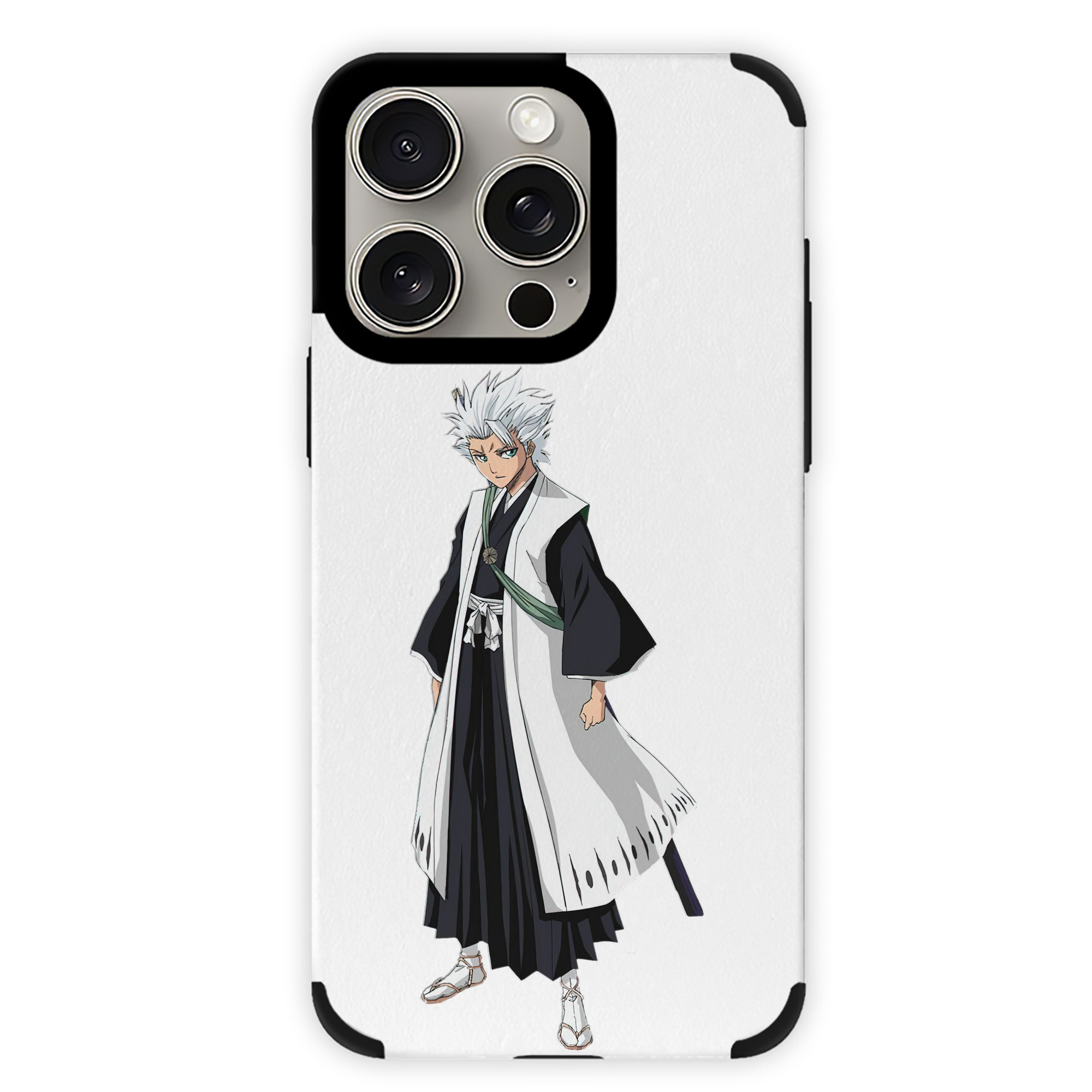 （画像用） ブリーチ 日番谷冬獅郎（ひつがや とうしろう） BLEACH Hitsugaya Toushirou 【iPhone15ProMax対応】 PUレザー スマホケース 耐衝撃＆黄変防止