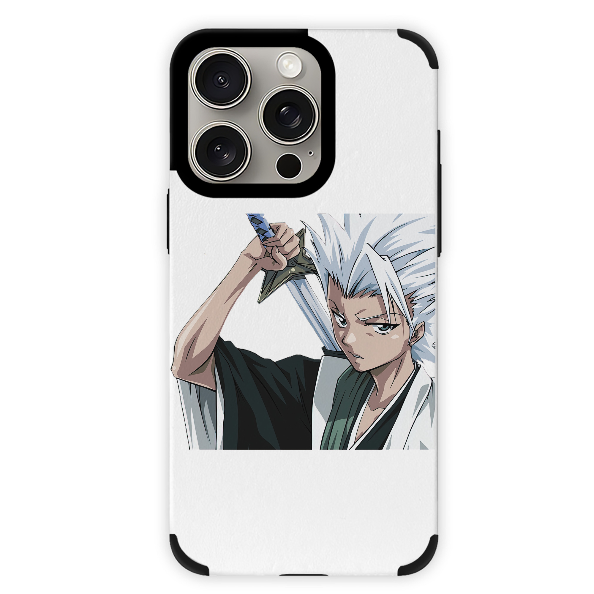 （画像用） ブリーチ 日番谷冬獅郎（ひつがや とうしろう） BLEACH Hitsugaya Toushirou 【iPhone15ProMax対応】 PUレザー スマホケース 耐衝撃＆黄変防止