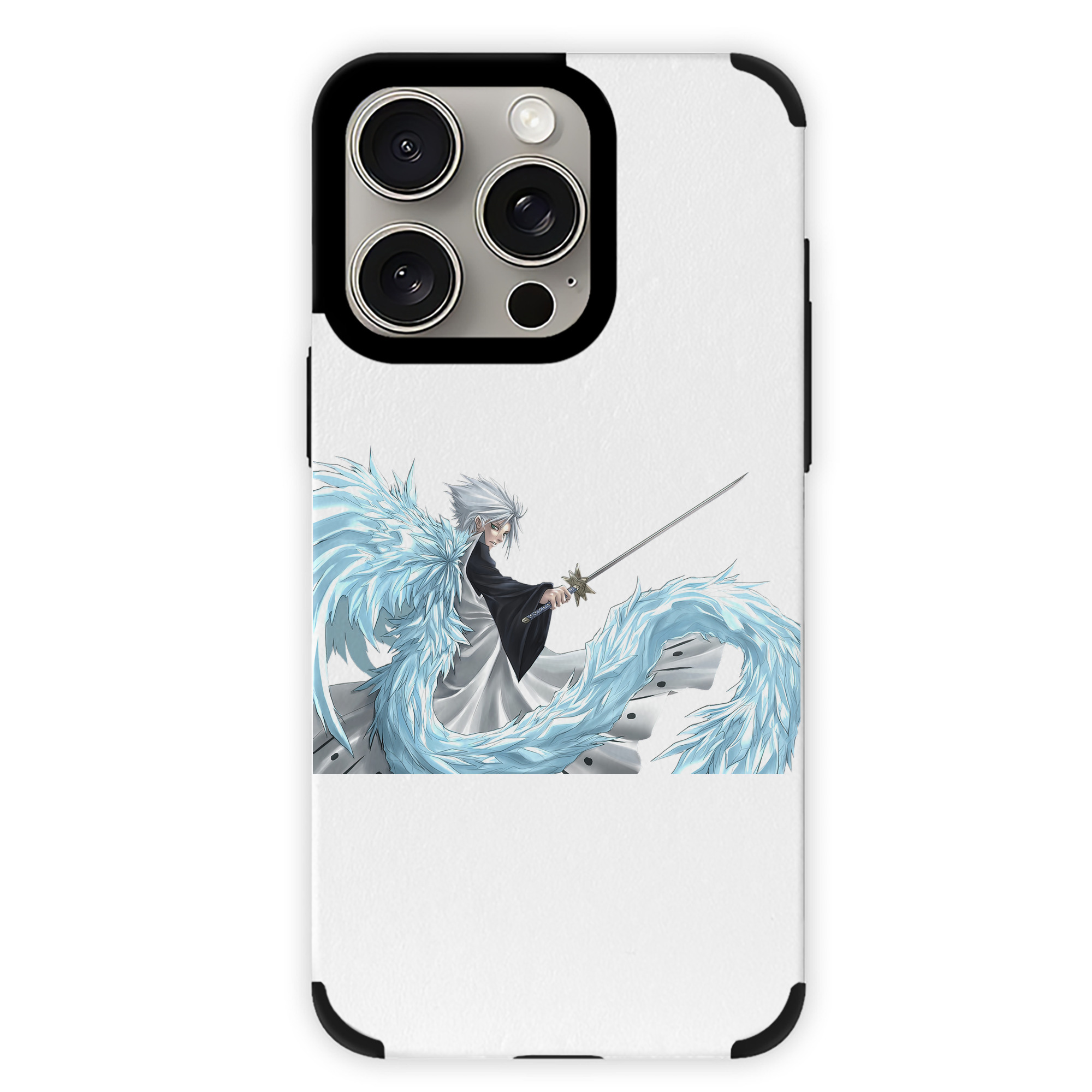 （画像用） ブリーチ 日番谷冬獅郎（ひつがや とうしろう） BLEACH Hitsugaya Toushirou 【iPhone15ProMax対応】 PUレザー スマホケース 耐衝撃＆黄変防止