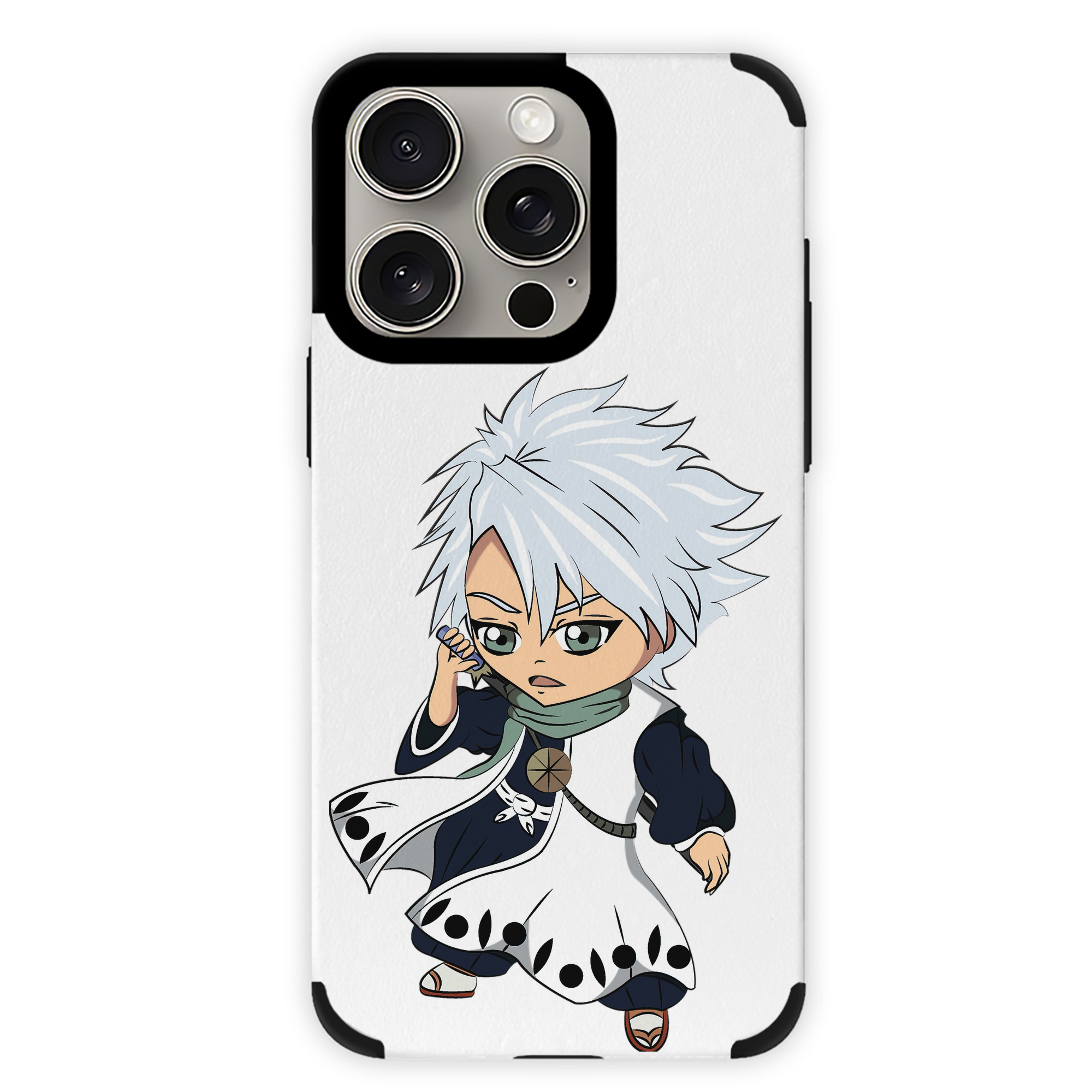 （画像用） ブリーチ 日番谷冬獅郎（ひつがや とうしろう） BLEACH Hitsugaya Toushirou 【iPhone15ProMax対応】 PUレザー スマホケース 耐衝撃＆黄変防止