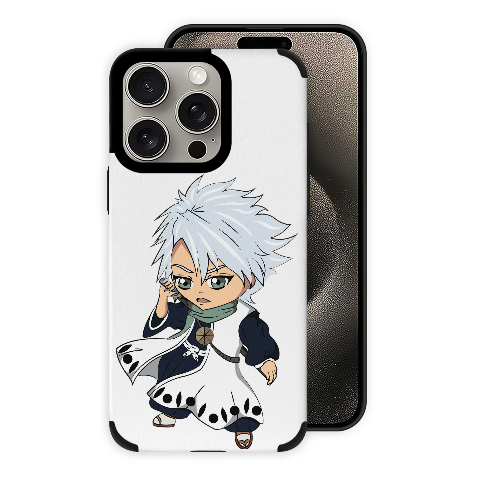 （画像用） ブリーチ 日番谷冬獅郎（ひつがや とうしろう） BLEACH Hitsugaya Toushirou 【iPhone15ProMax対応】 PUレザー スマホケース 耐衝撃＆黄変防止