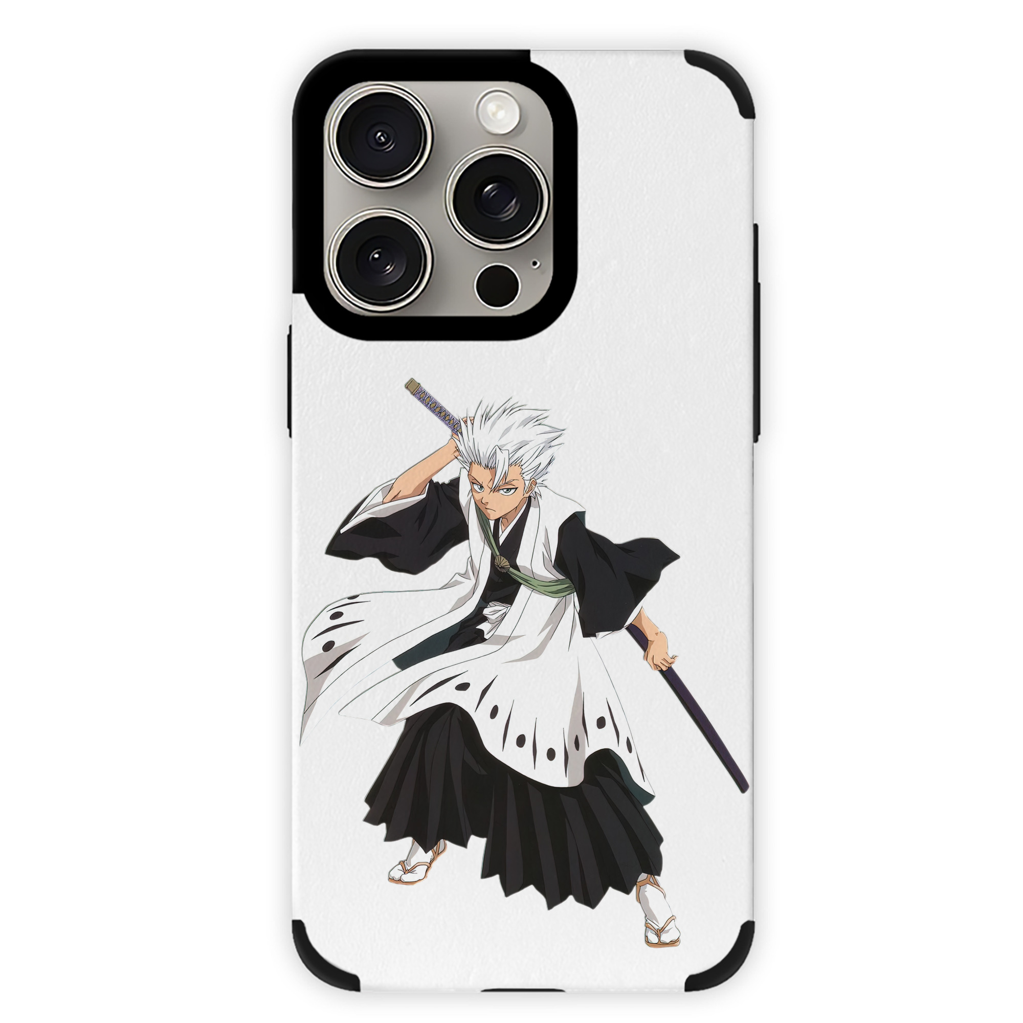 （画像用） ブリーチ 日番谷冬獅郎（ひつがや とうしろう） BLEACH Hitsugaya Toushirou 【iPhone15ProMax対応】 PUレザー スマホケース 耐衝撃＆黄変防止
