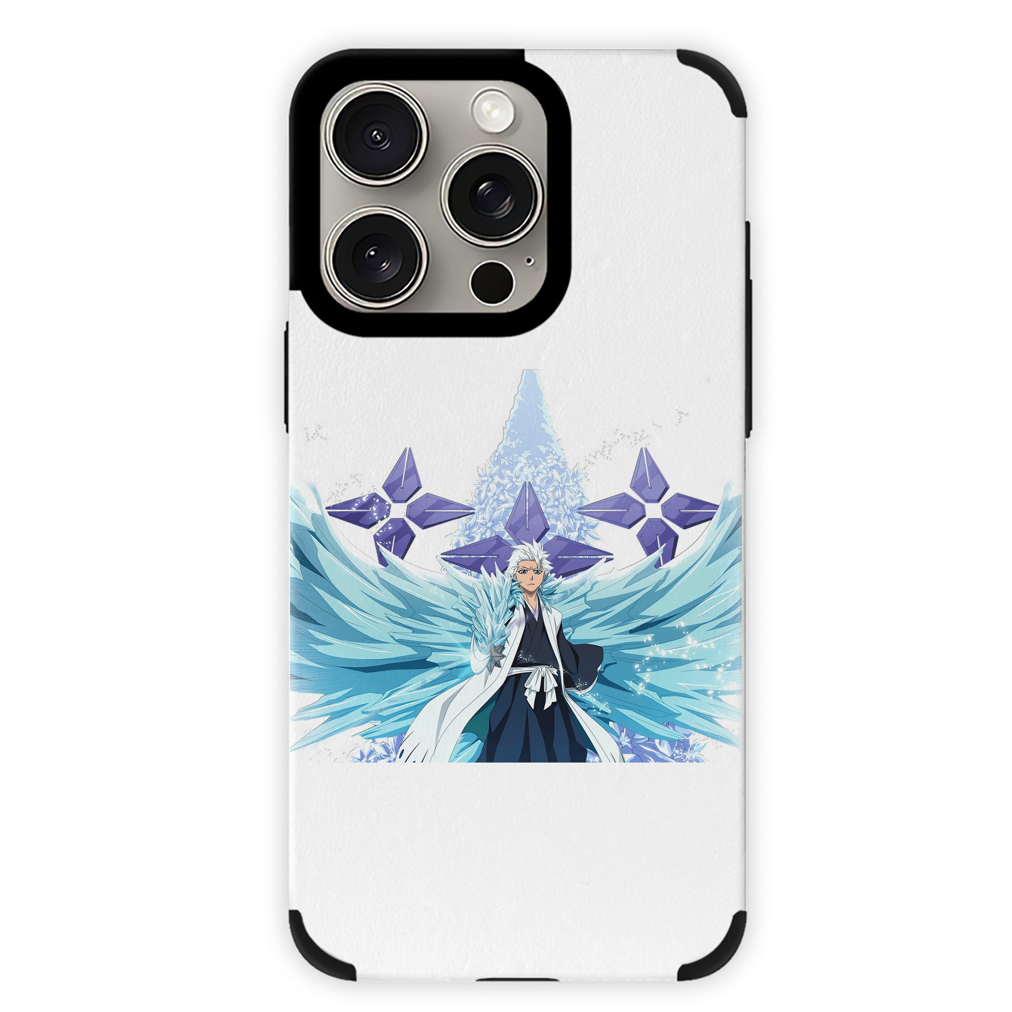 （画像用） ブリーチ 日番谷冬獅郎（ひつがや とうしろう） BLEACH Hitsugaya Toushirou 【iPhone15ProMax対応】 PUレザー スマホケース 耐衝撃＆黄変防止
