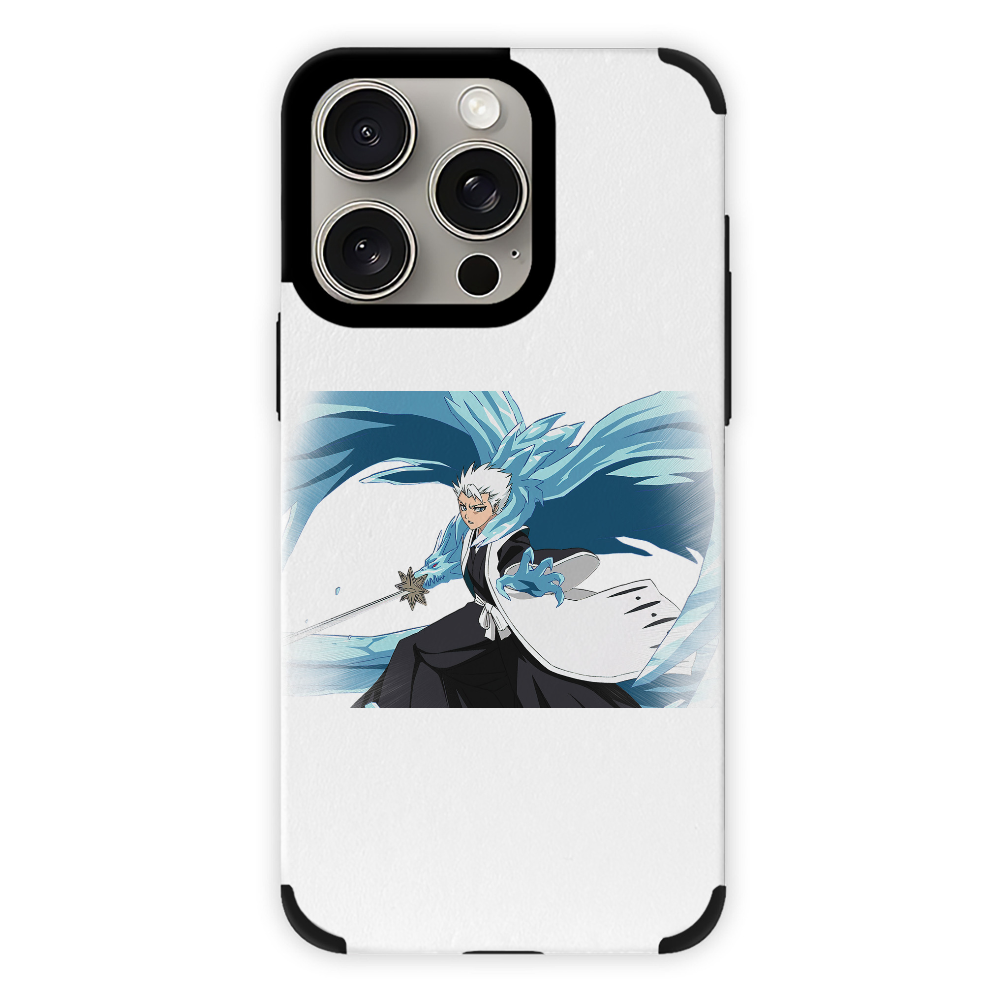 （画像用） ブリーチ 日番谷冬獅郎（ひつがや とうしろう） BLEACH Hitsugaya Toushirou 【iPhone15ProMax対応】 PUレザー スマホケース 耐衝撃＆黄変防止