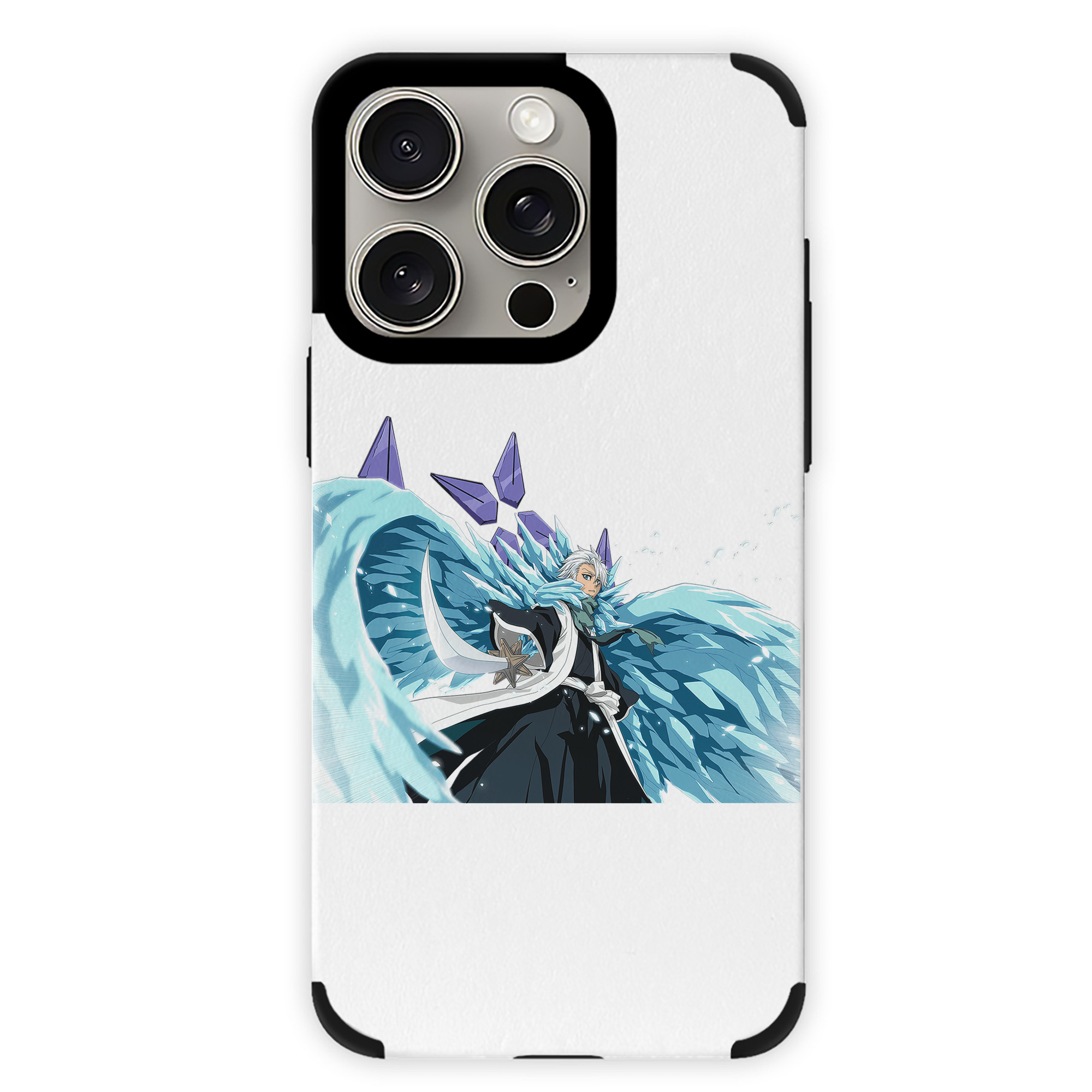 （画像用） ブリーチ 日番谷冬獅郎（ひつがや とうしろう） BLEACH Hitsugaya Toushirou 【iPhone15ProMax対応】 PUレザー スマホケース 耐衝撃＆黄変防止