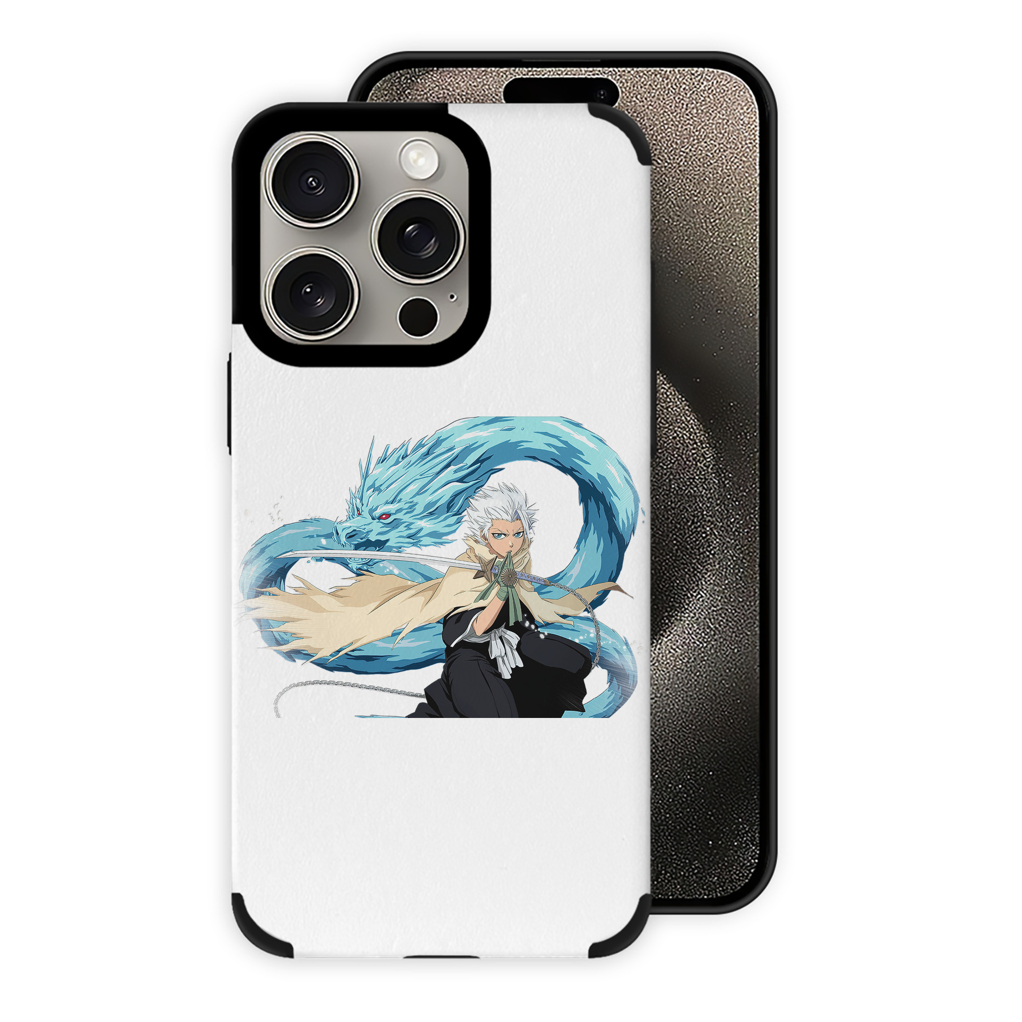 （画像用） ブリーチ 日番谷冬獅郎（ひつがや とうしろう） BLEACH Hitsugaya Toushirou 【iPhone15ProMax対応】 PUレザー スマホケース 耐衝撃＆黄変防止
