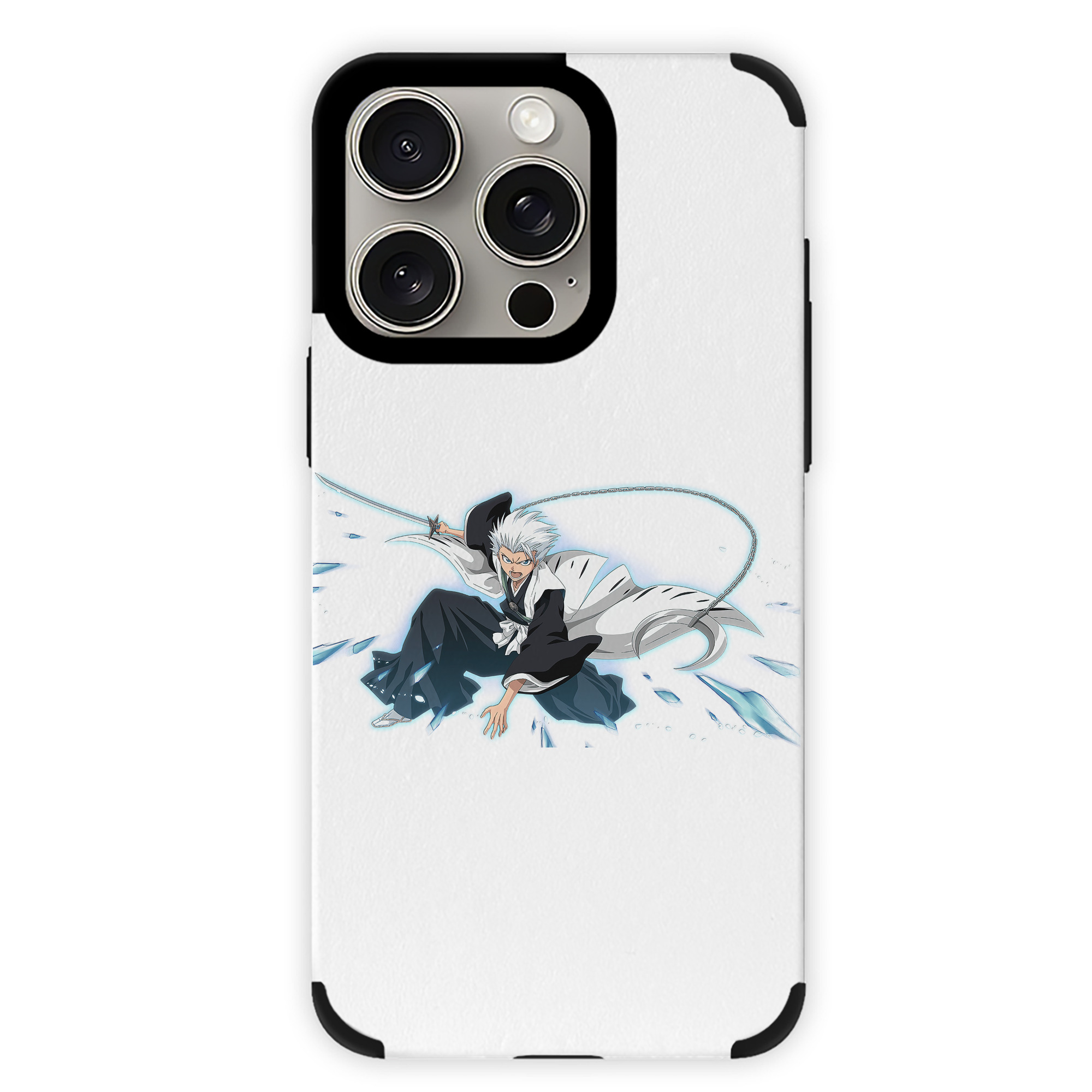（画像用） ブリーチ 日番谷冬獅郎（ひつがや とうしろう） BLEACH Hitsugaya Toushirou 【iPhone15ProMax対応】 PUレザー スマホケース 耐衝撃＆黄変防止