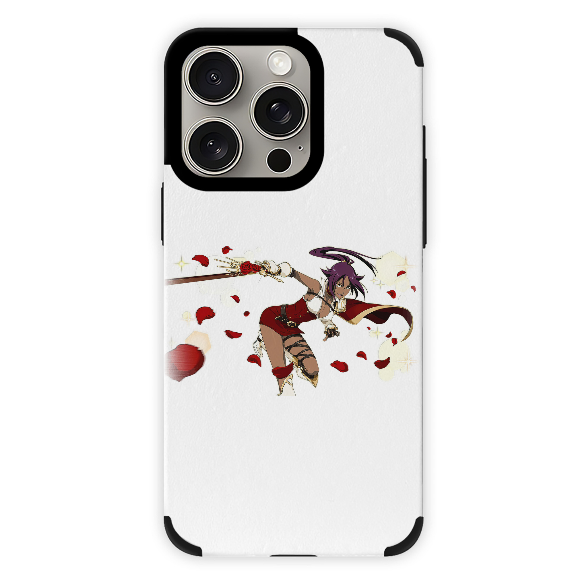 （画像用） ブリーチ 四楓院 夜一（しほういん よるいち） BLEACH Shihouin Yoruichi 【iPhone15ProMax対応】 PUレザー スマホケース 耐衝撃＆黄変防止