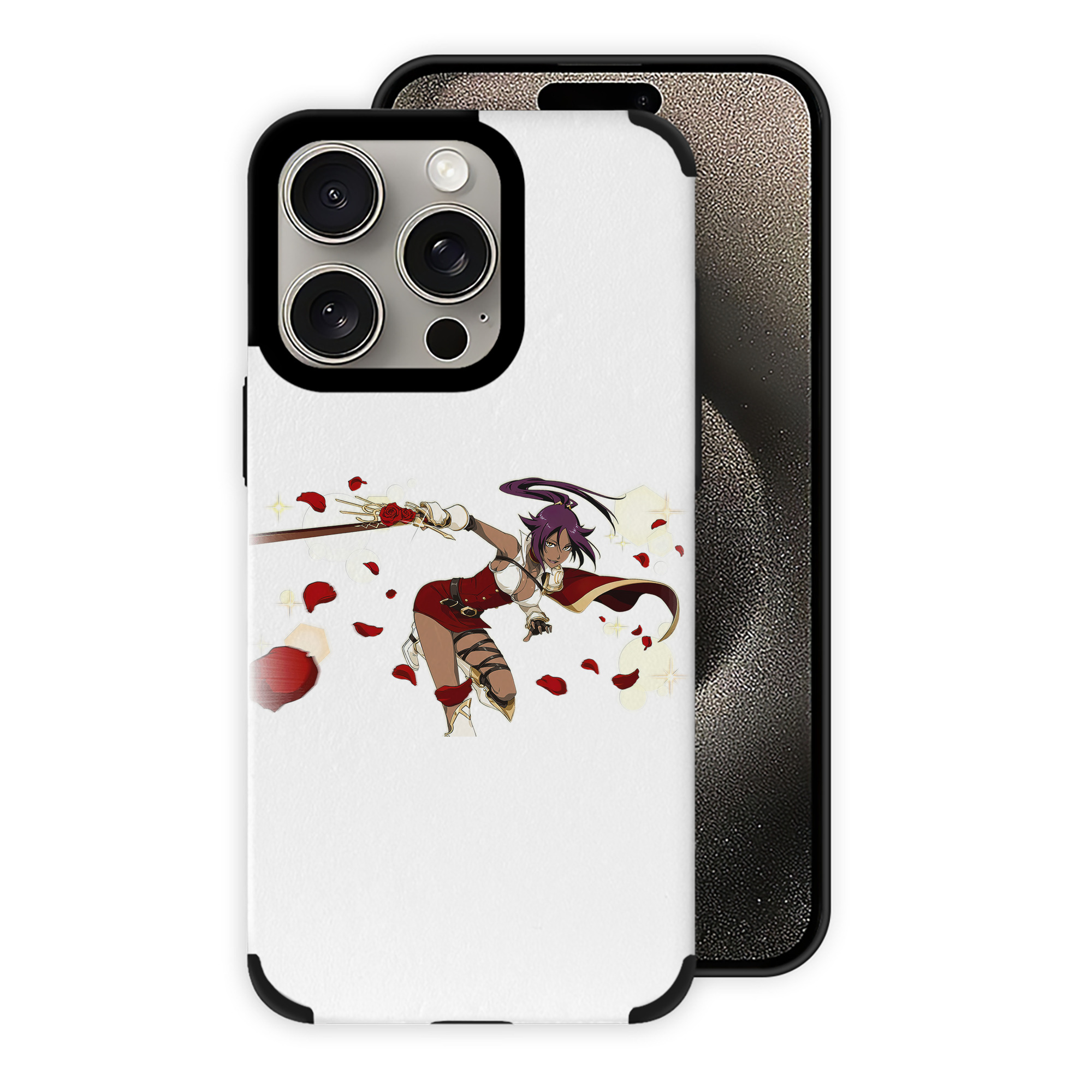 （画像用） ブリーチ 四楓院 夜一（しほういん よるいち） BLEACH Shihouin Yoruichi 【iPhone15ProMax対応】 PUレザー スマホケース 耐衝撃＆黄変防止