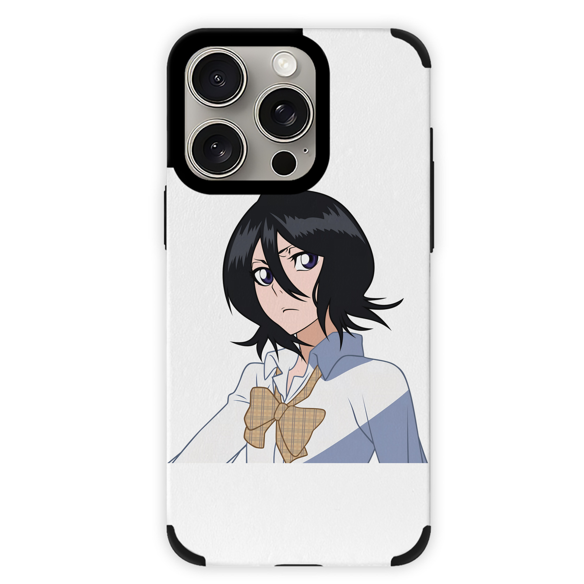 （画像用） ブリーチ 朽木ルキア BLEACH Kuchiki Rukia 【iPhone15ProMax対応】 PUレザー スマホケース 耐衝撃＆黄変防止